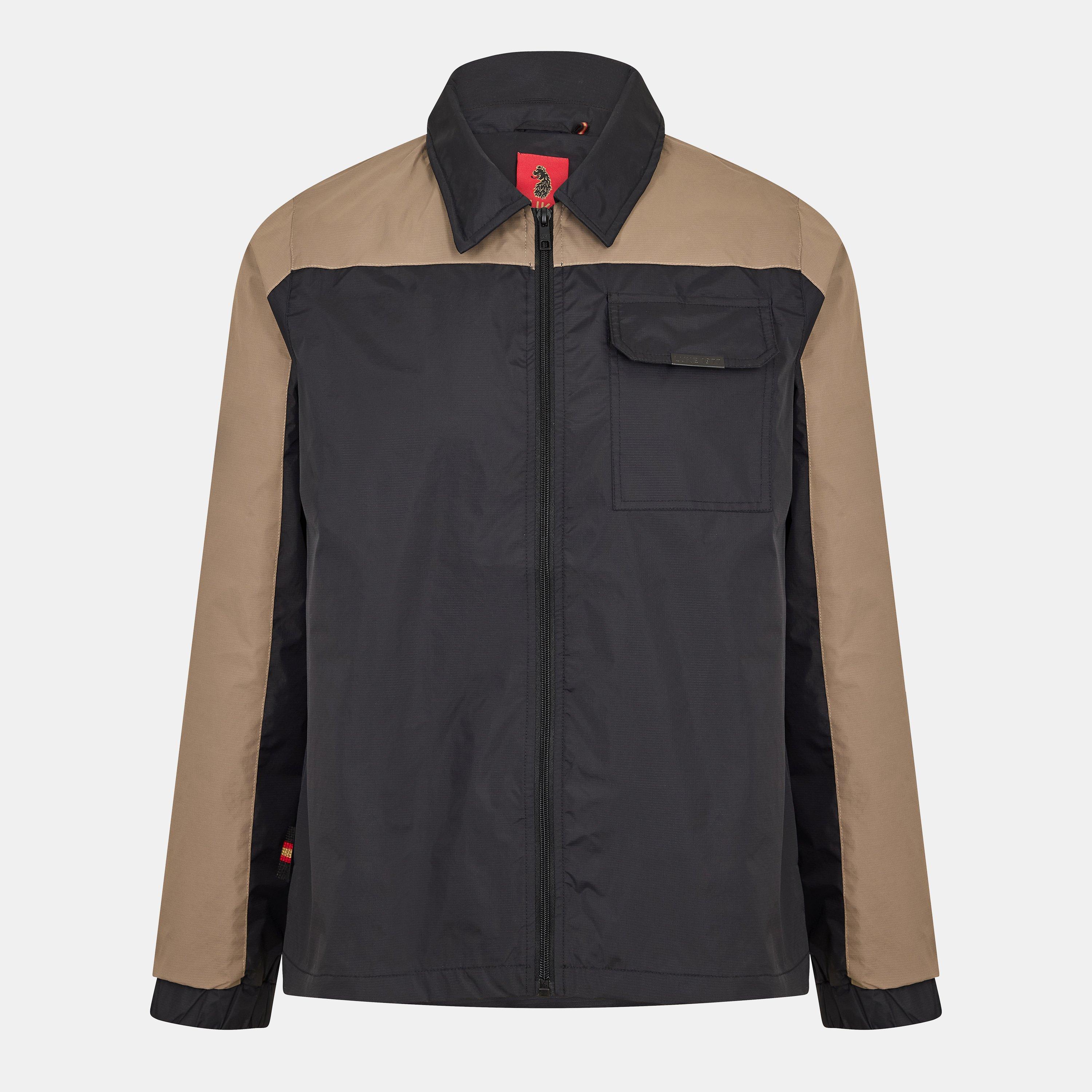 Black Hardnut - Luke - Men's 's Ribbed Zip Lightweight Bomber Jacket - 1