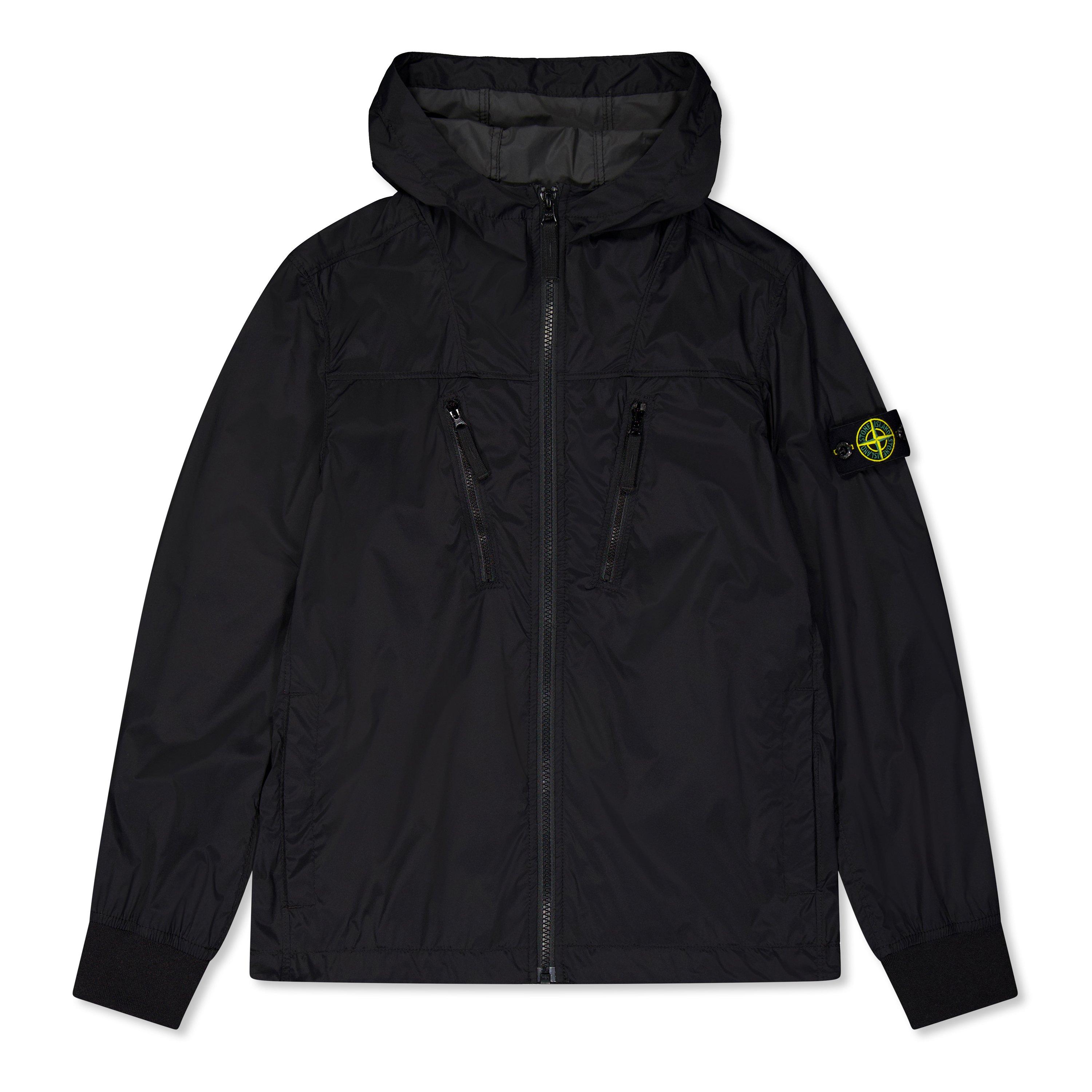 Black V0029 - Stone Island - Kids' Technical Long Sleeve Short Puffer Jacket - 1