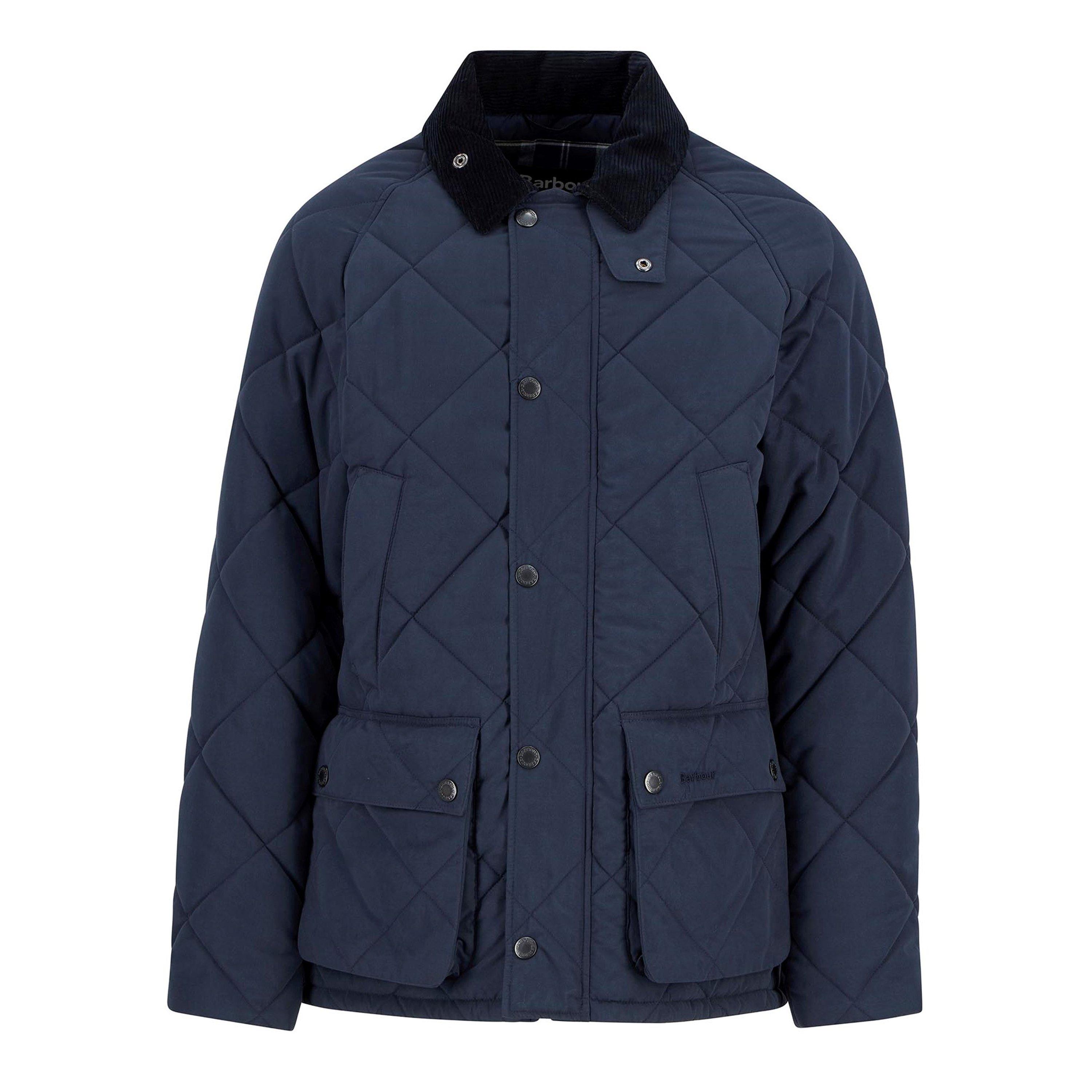 Navy - Barbour - Mens Modern Bedale Jacket - 1