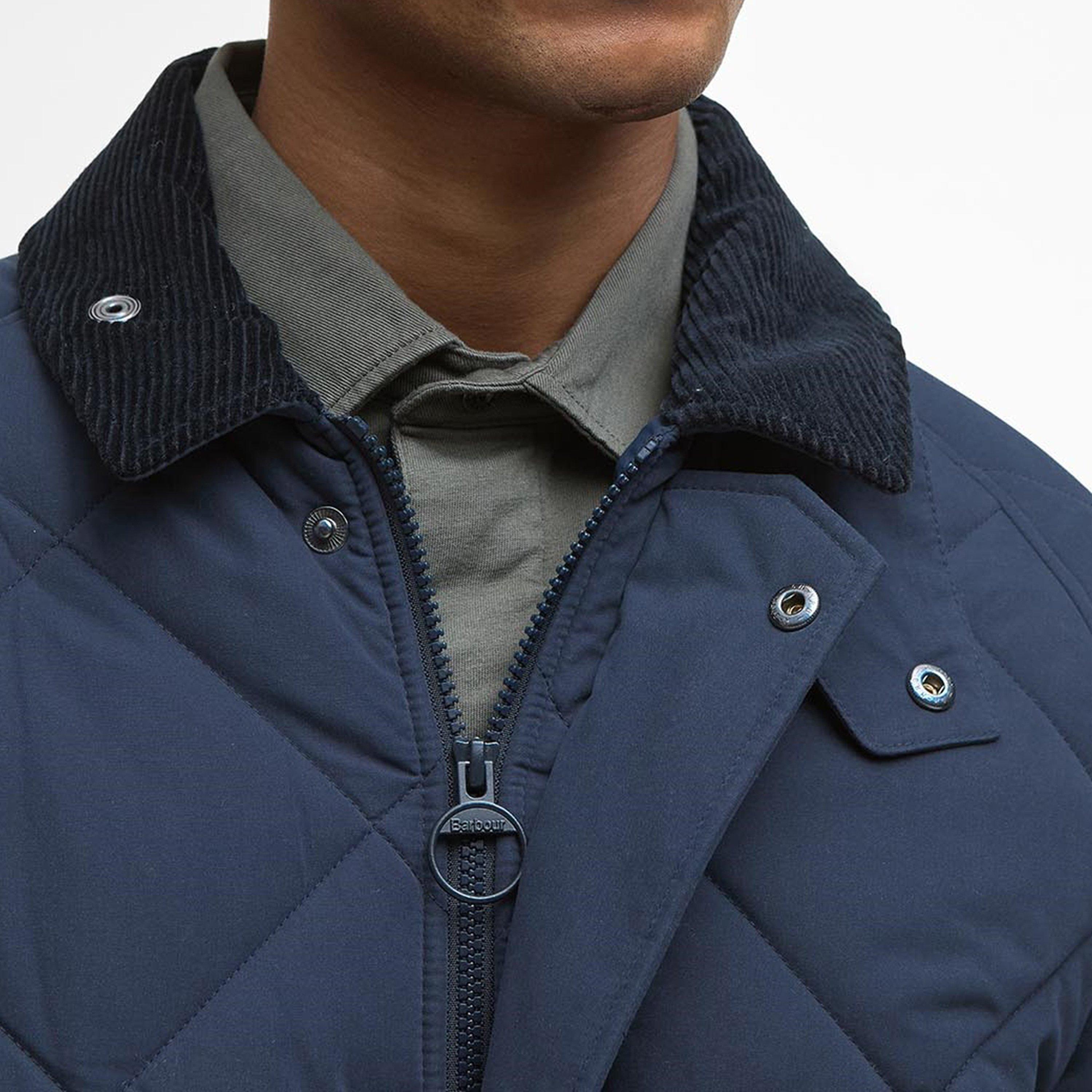 Navy - Barbour - Mens Modern Bedale Jacket - 5