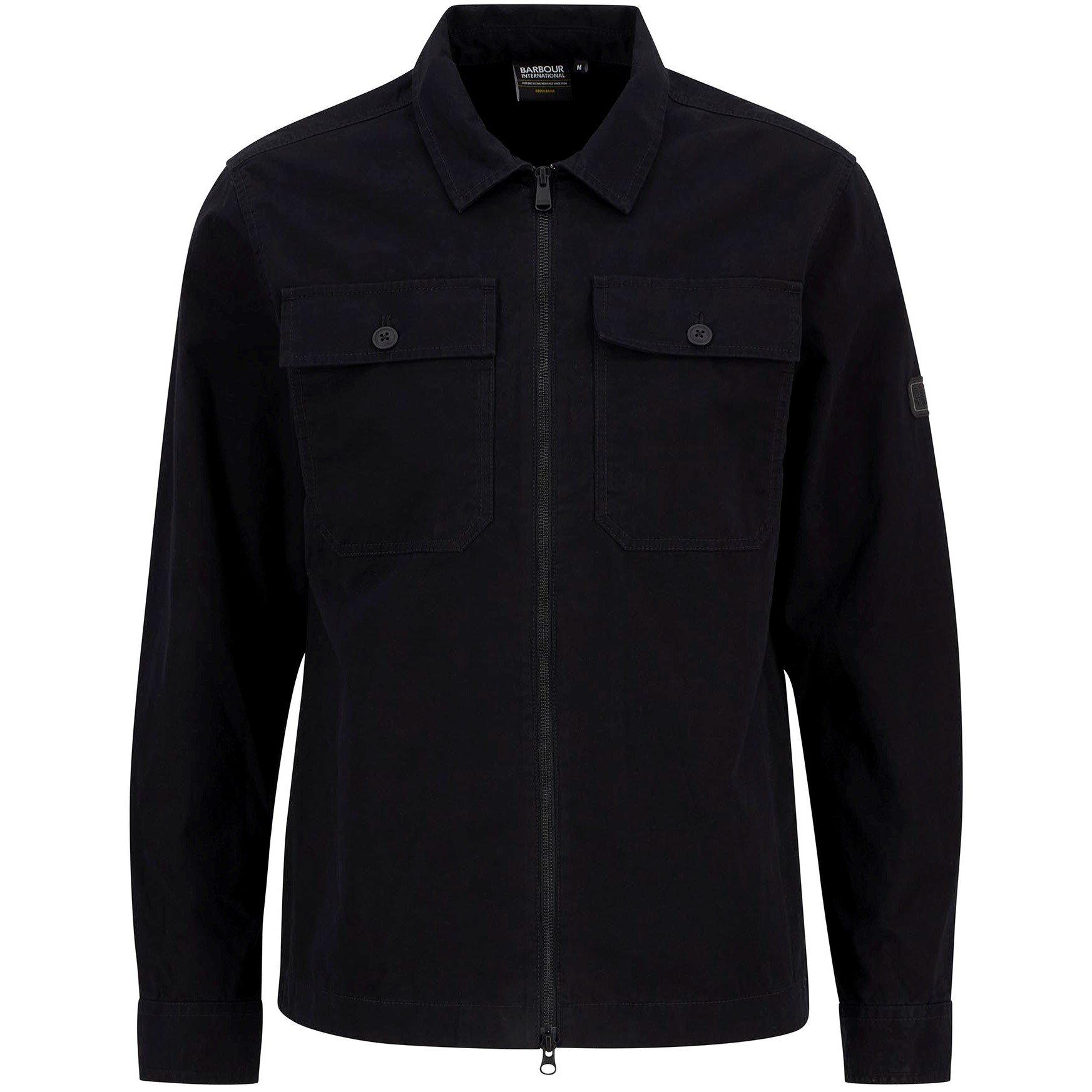 Black - Barbour International - Mens Arkle Overshirt - 1