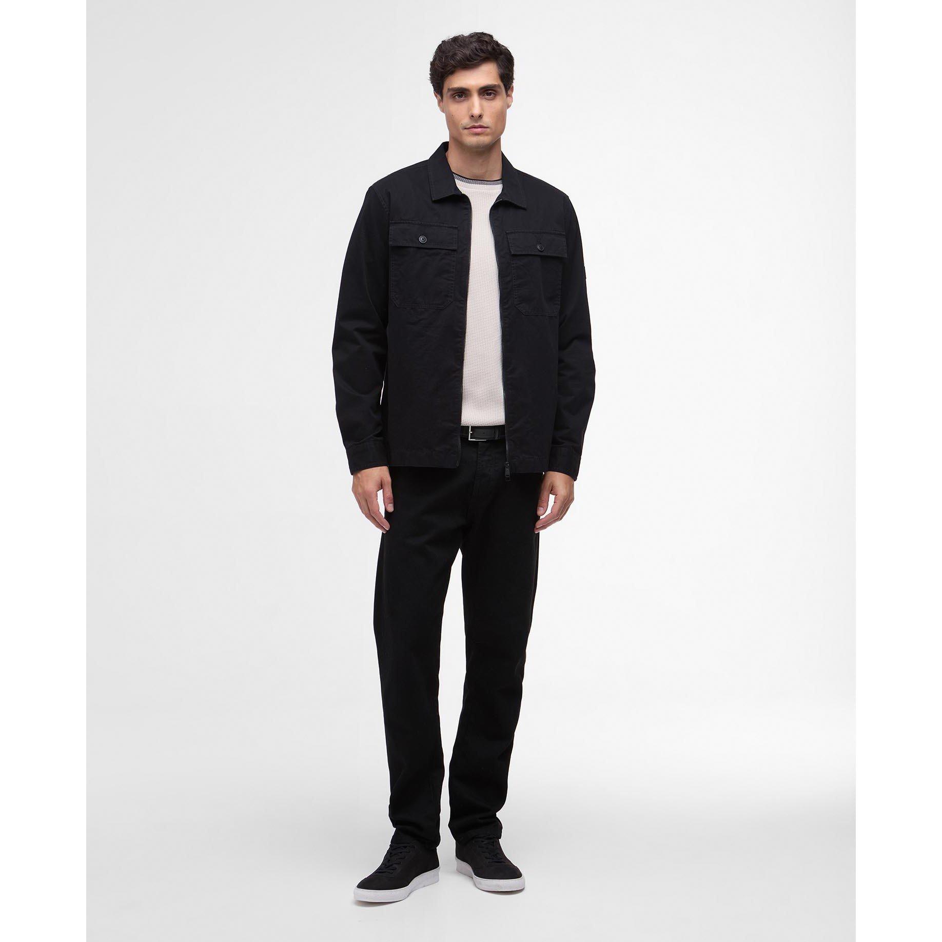 Black - Barbour International - Mens Arkle Overshirt - 5