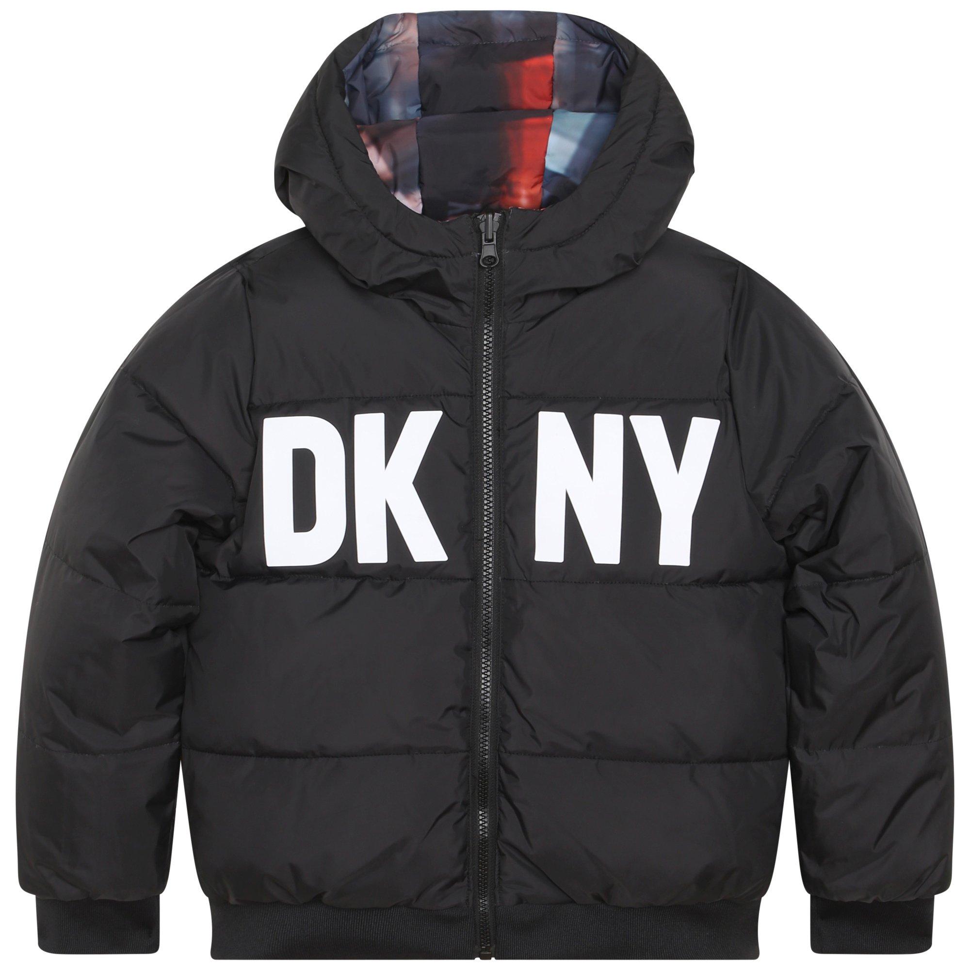 Multi Z40 - DKNY - Kids'  Reversible Short Puffer Jacket - 4