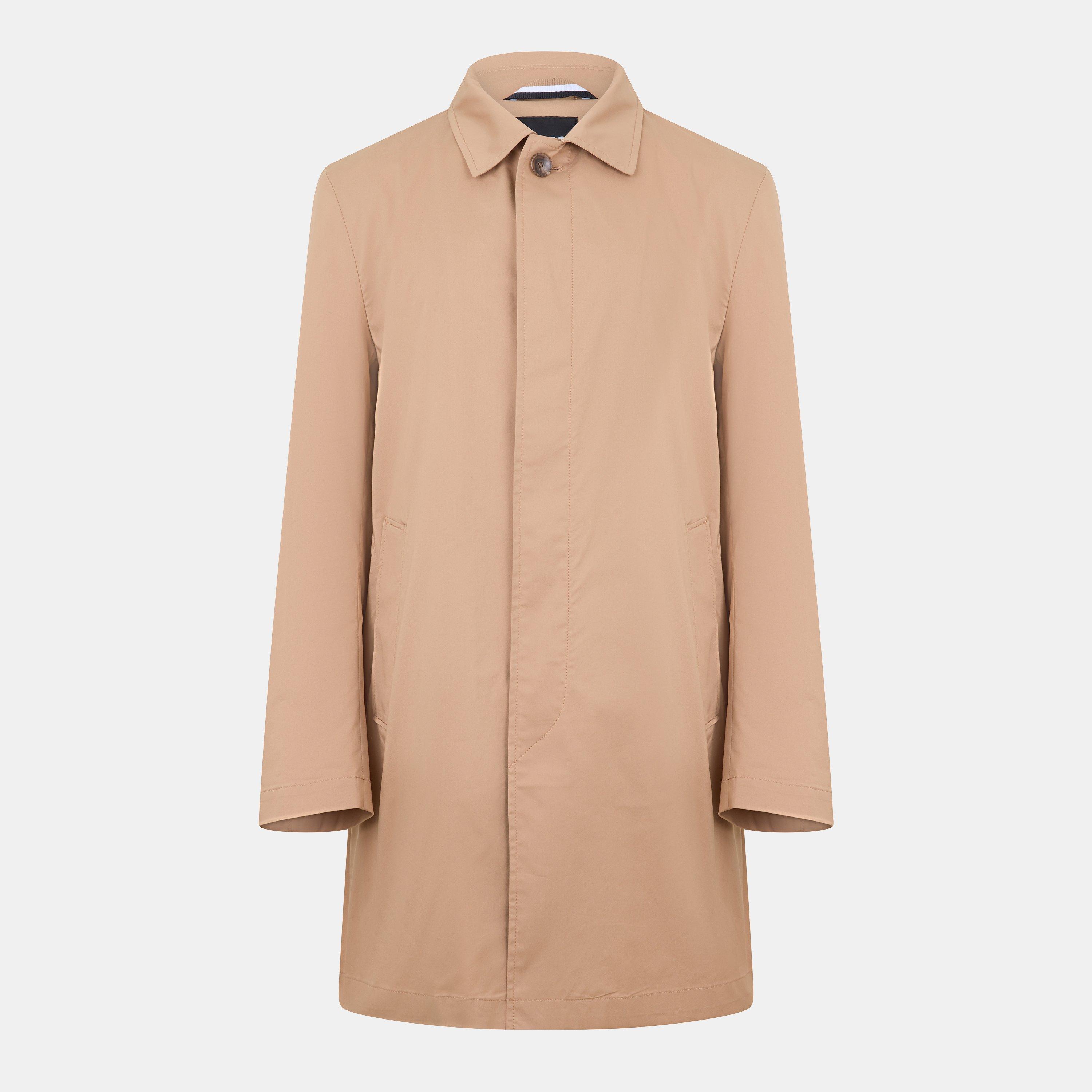 Boss Men's H Jared Carcoat Overcoat - Medium Beige - 42 (52)