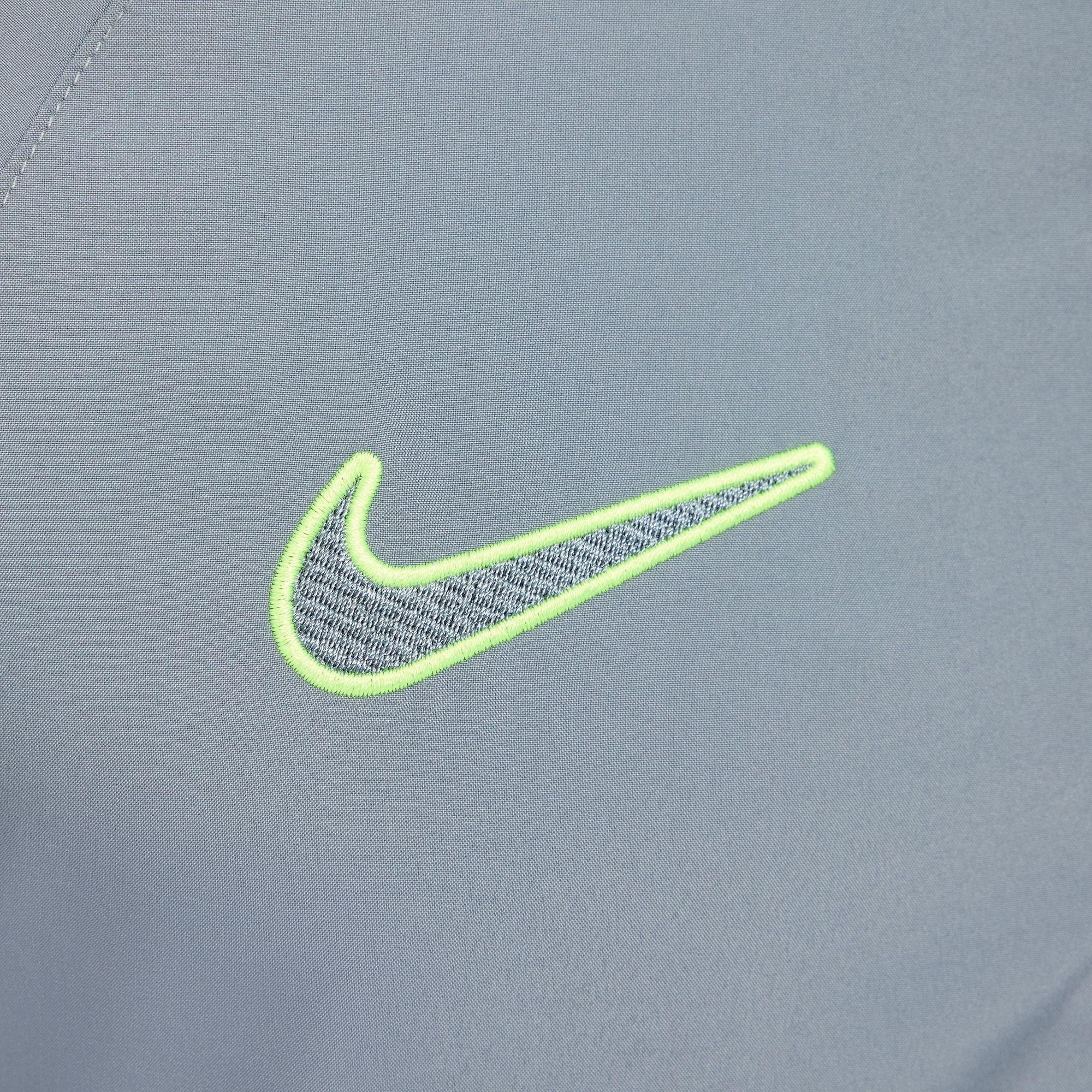 Cool Grey/Volt - Nike - Men's Rain Anorak Jacket - 4