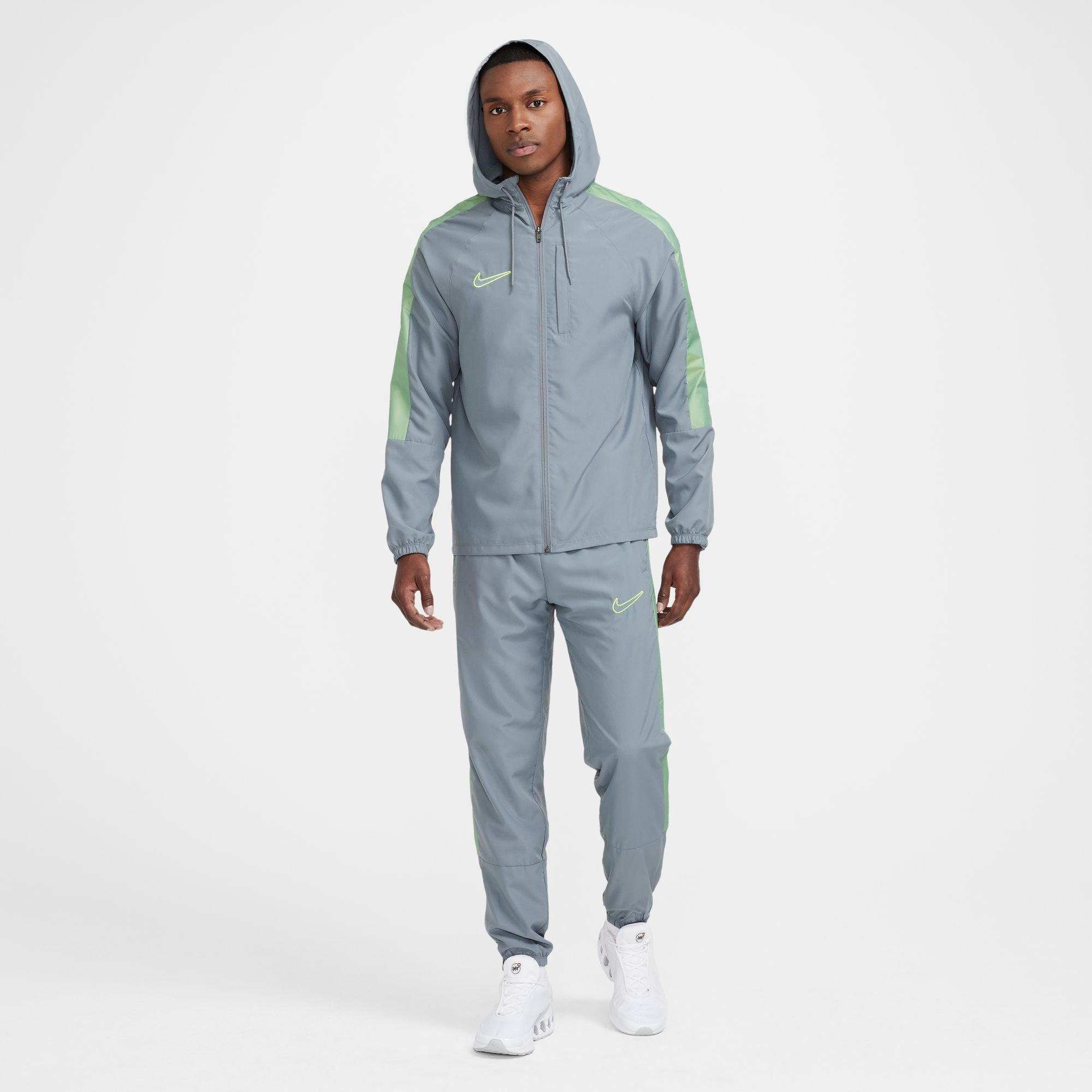Cool Grey/Volt - Nike - Men's Rain Anorak Jacket - 7