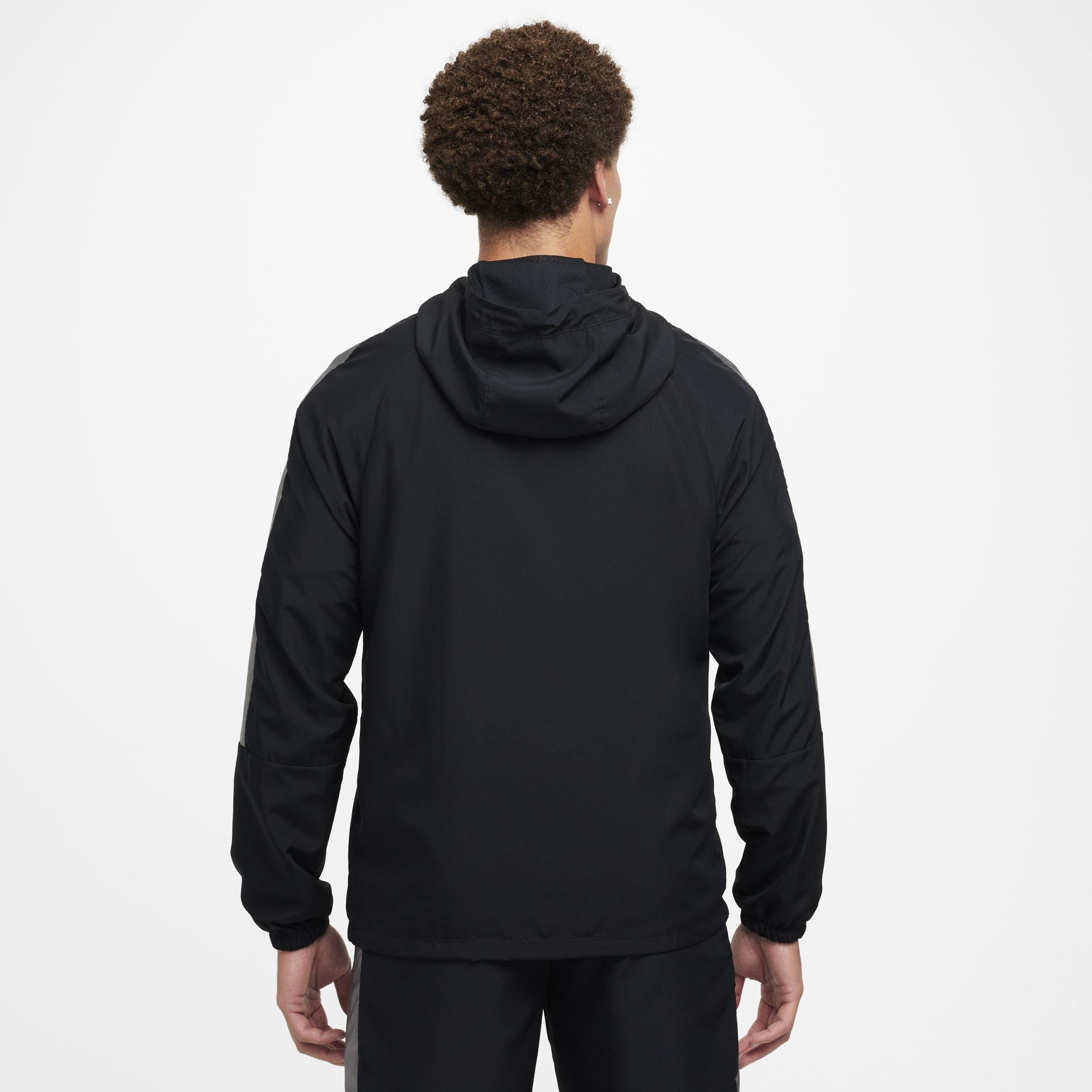 Sort/Hvid - Nike - Men's Rain Anorak Jacket - 2