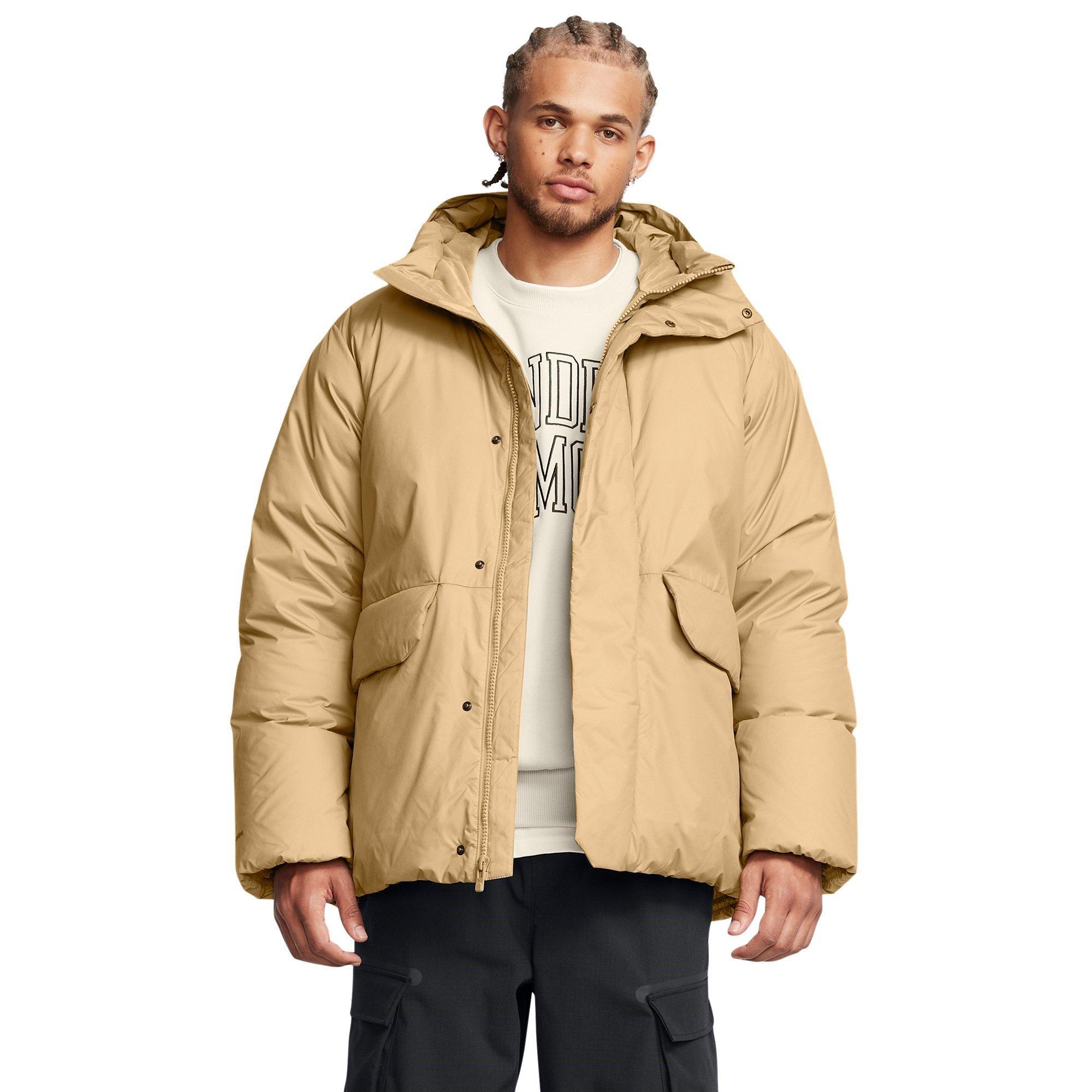 Brown - Under Armour - Men's Limitless Insulated Heavyweight Tailored Fit Puffer Jacket - 3