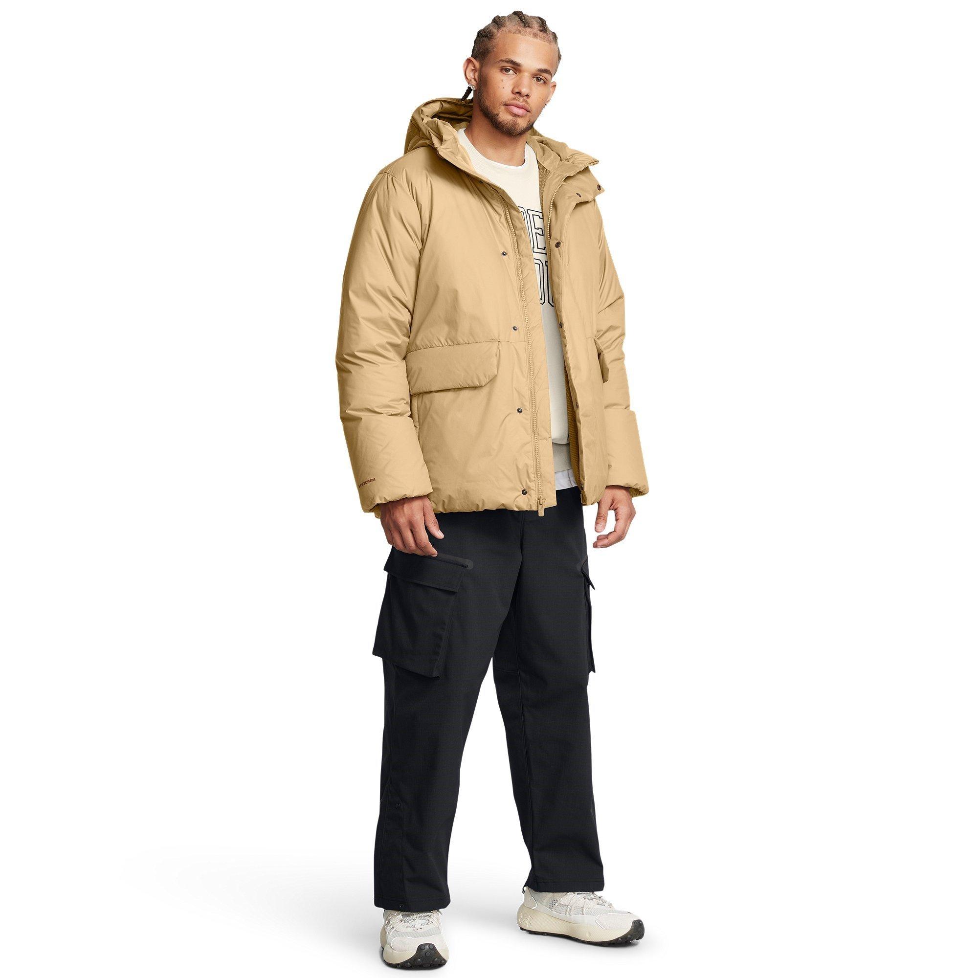 Brown - Under Armour - Men's Limitless Insulated Heavyweight Tailored Fit Puffer Jacket - 7