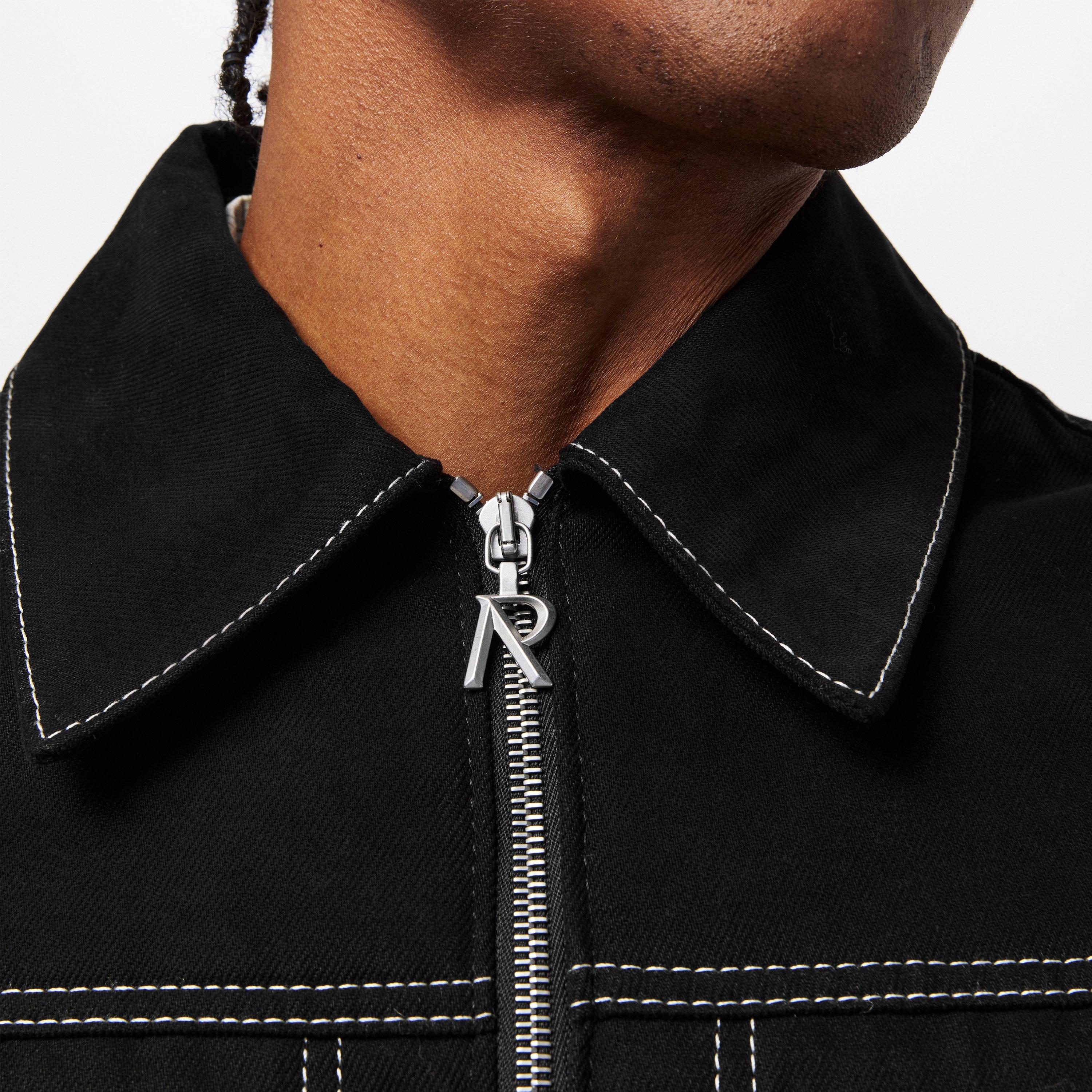 Jet Black - Represent - Men's Shearling Jacket - 5