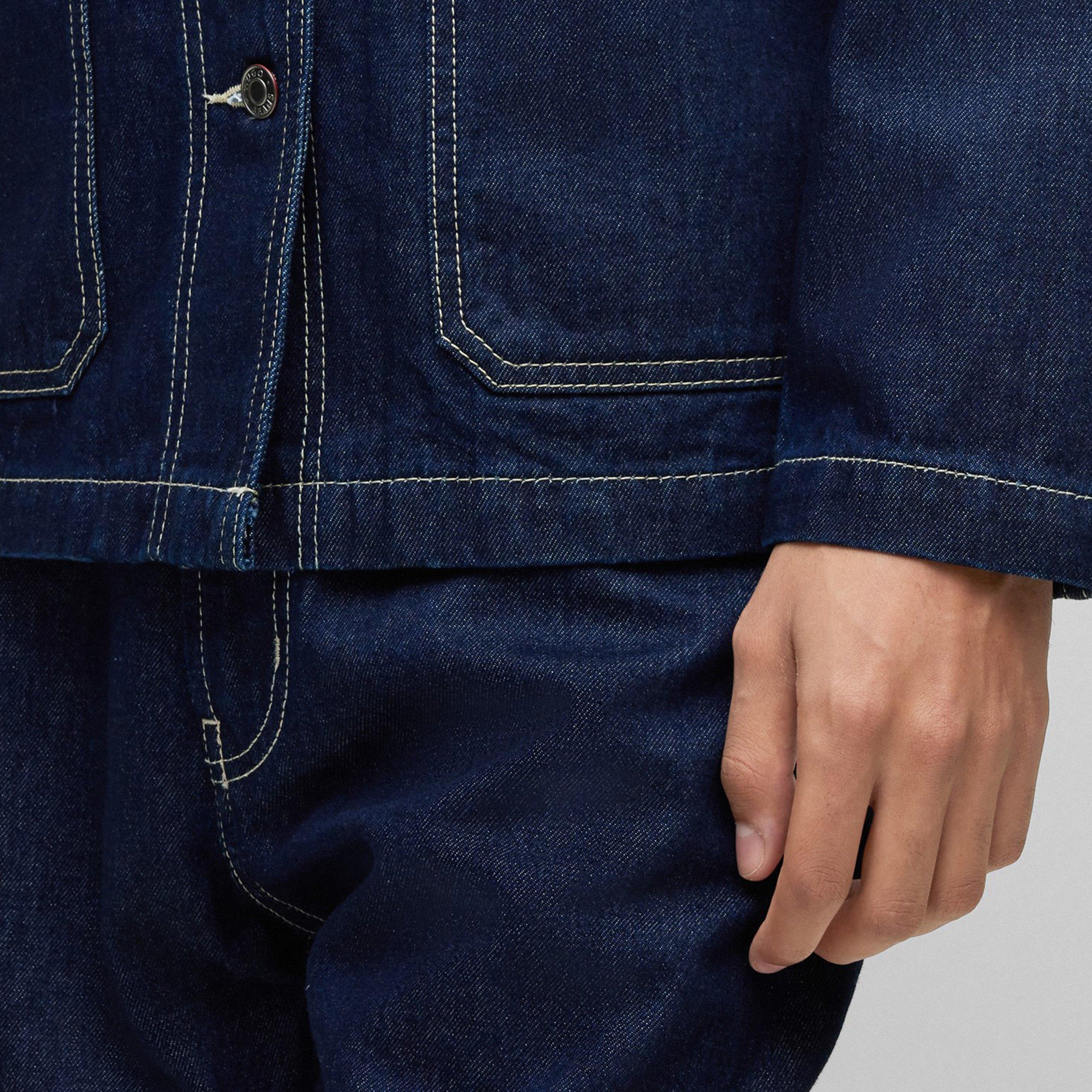 Dark Blue - Hugo - Men's Denim Jacket - 4