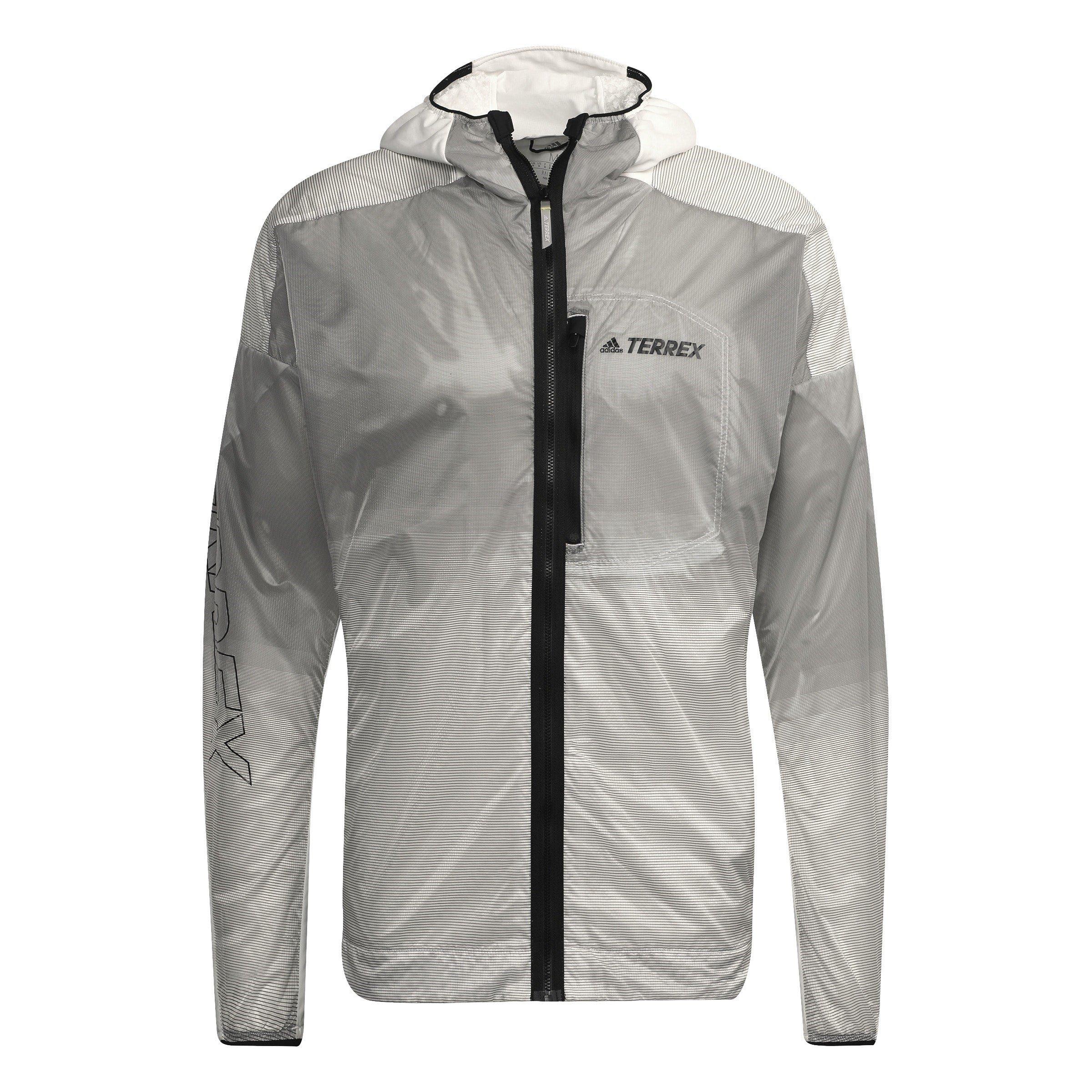 White - adidas - Men's Adidas Moisture-Wicking Performance Training Jacket