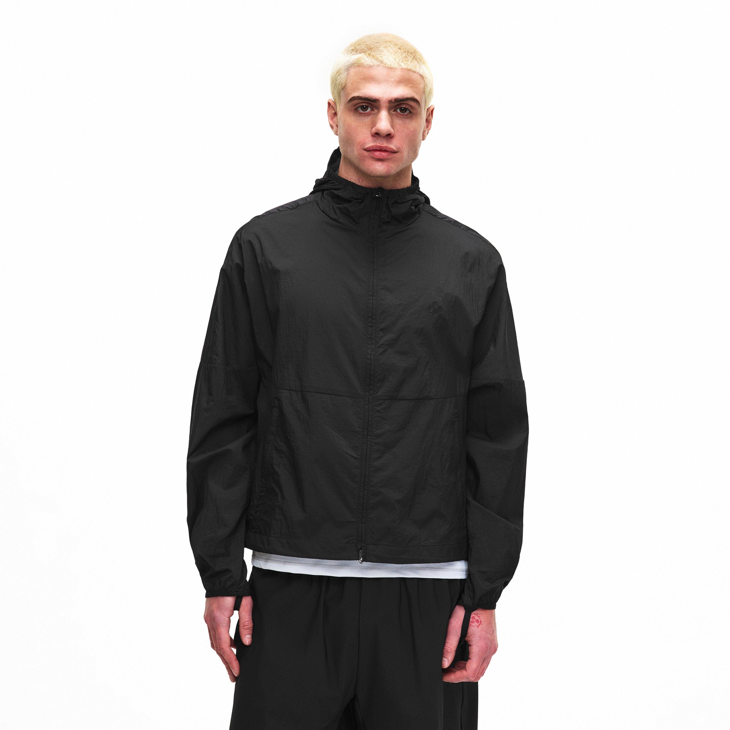 Black - The Couture Club - Mens Transparent Windbreaker - 3