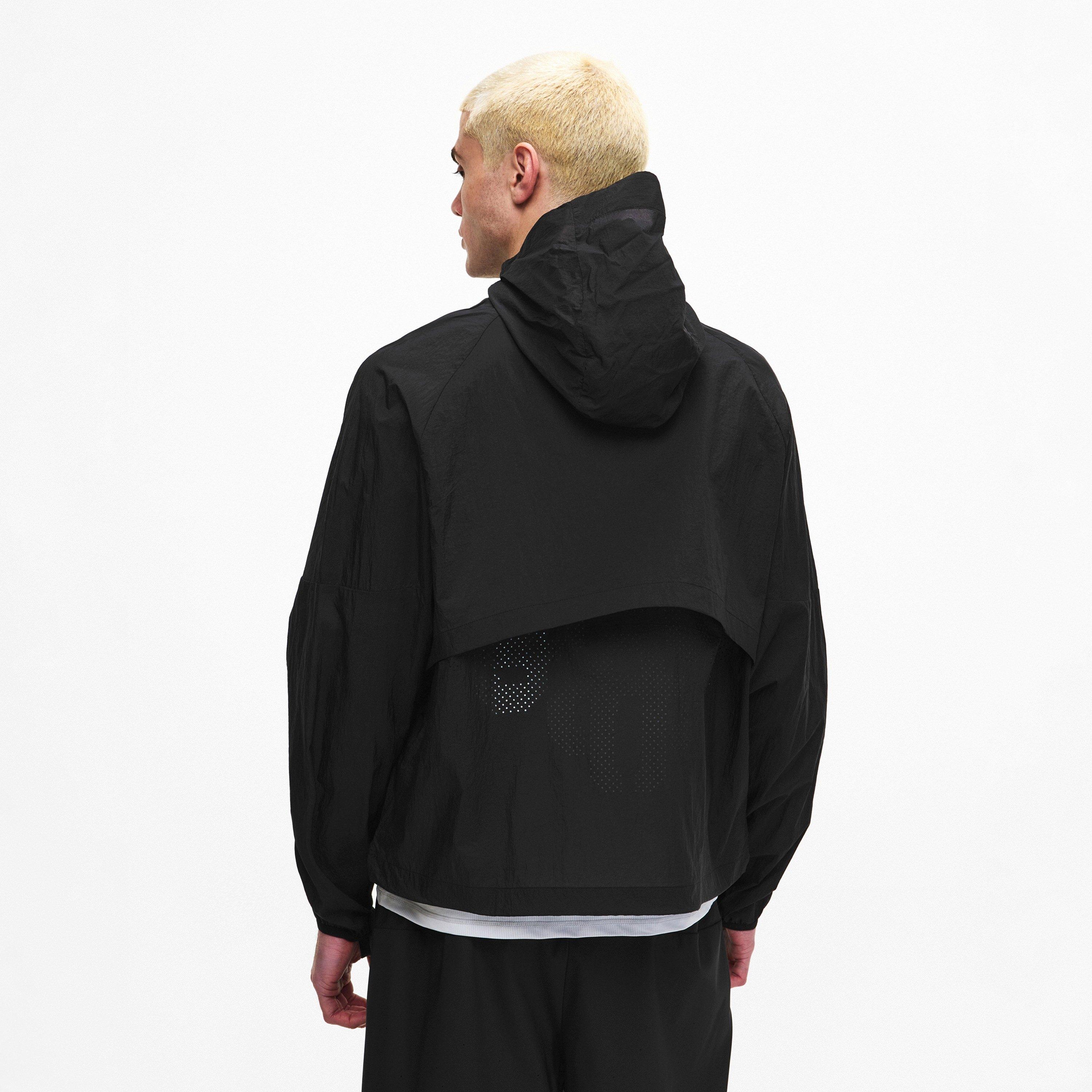 Black - The Couture Club - Mens Transparent Windbreaker - 4
