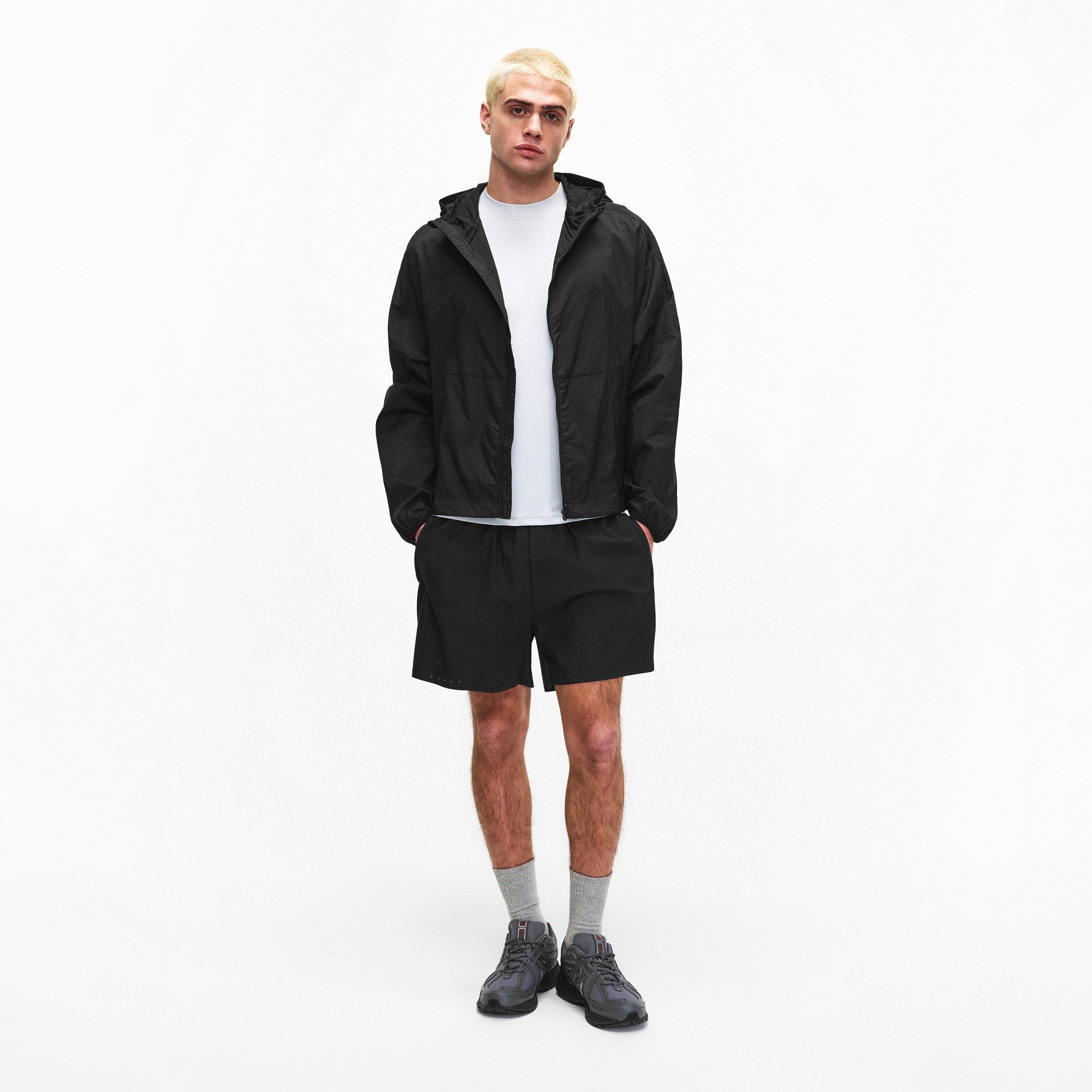 Black - The Couture Club - Mens Transparent Windbreaker - 6