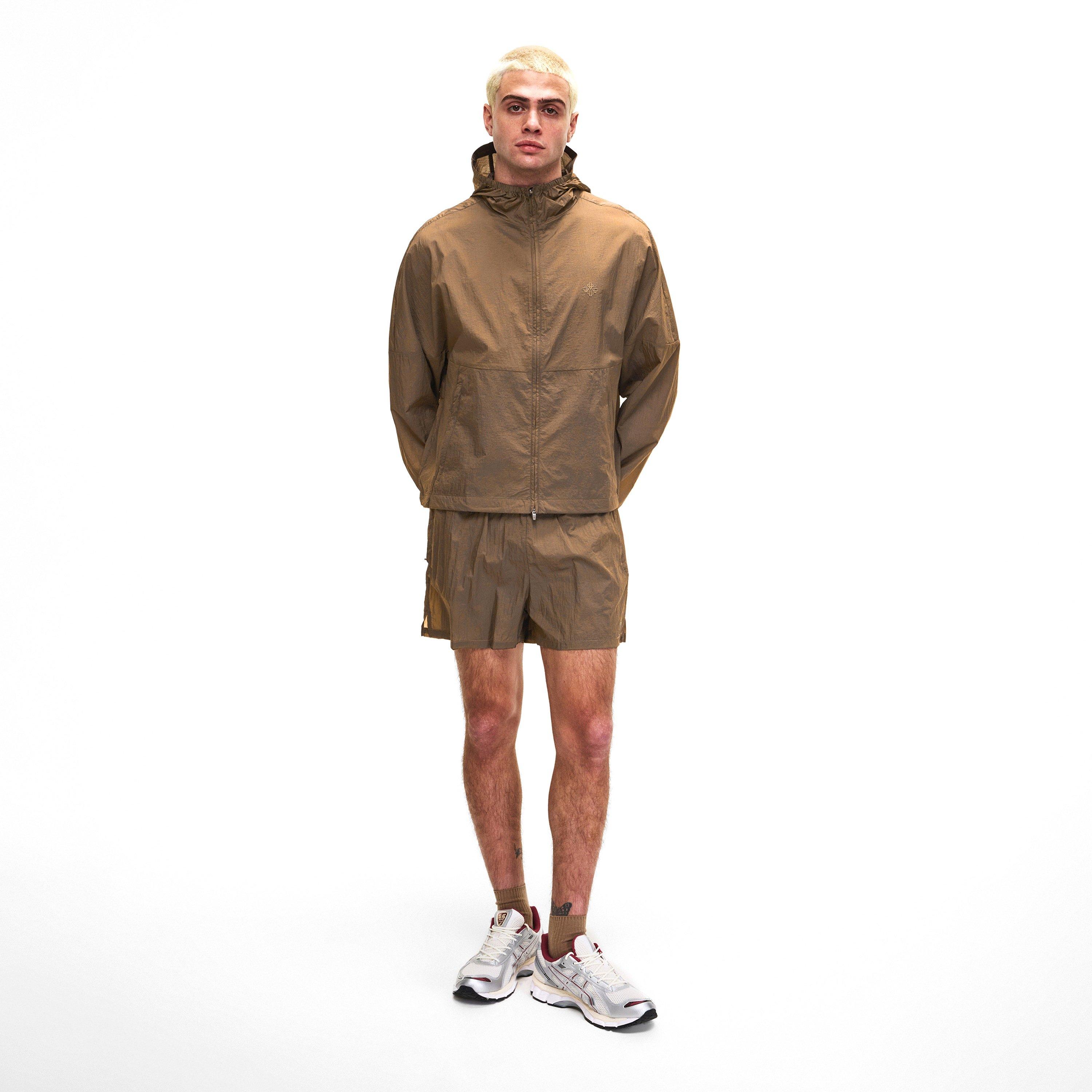 Brown - The Couture Club - Mens Transparent Windbreaker - 6