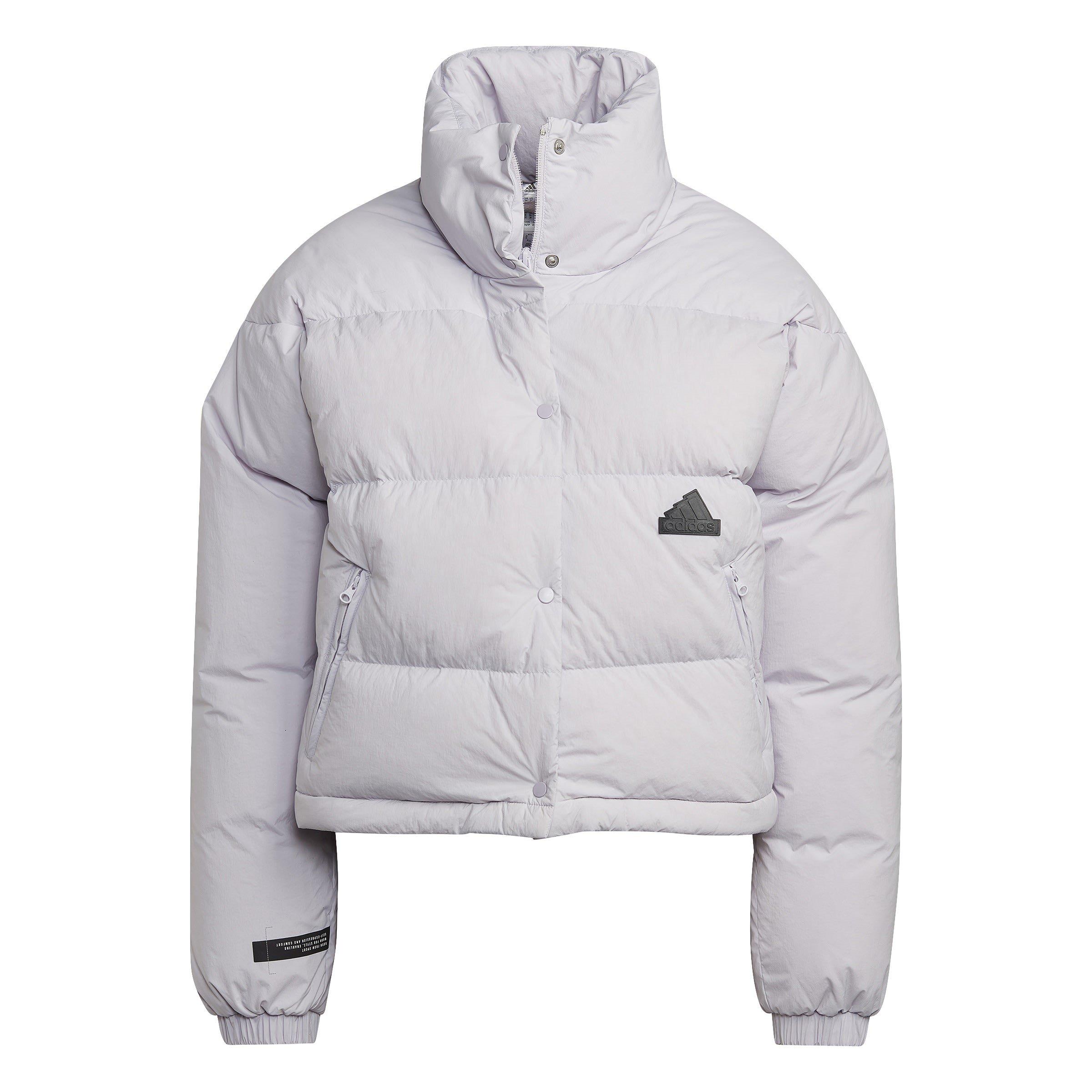 Purple - adidas - Women's Water-Repellent Duck Down Puffer Jacket - 1