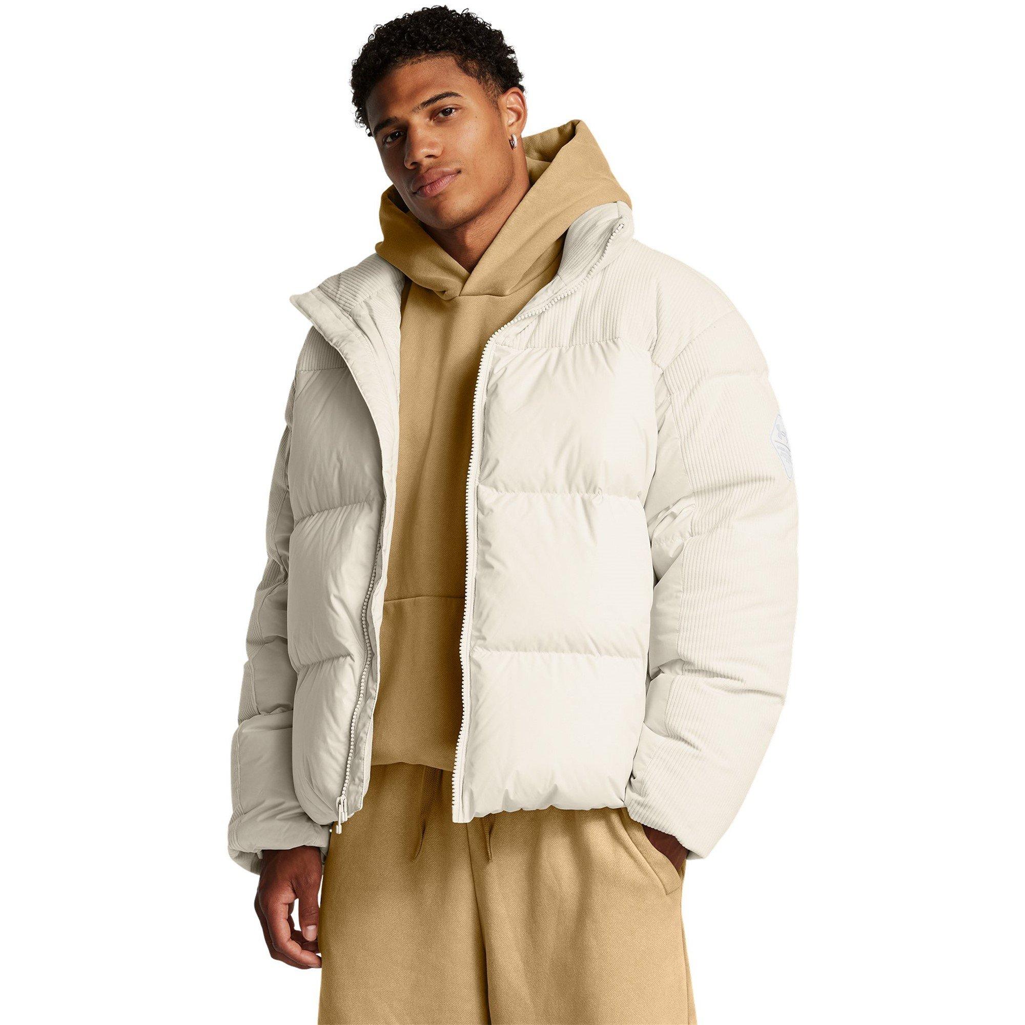 White - Under Armour - Men's Limitless Athletic Fit Puffer Jacket - 3