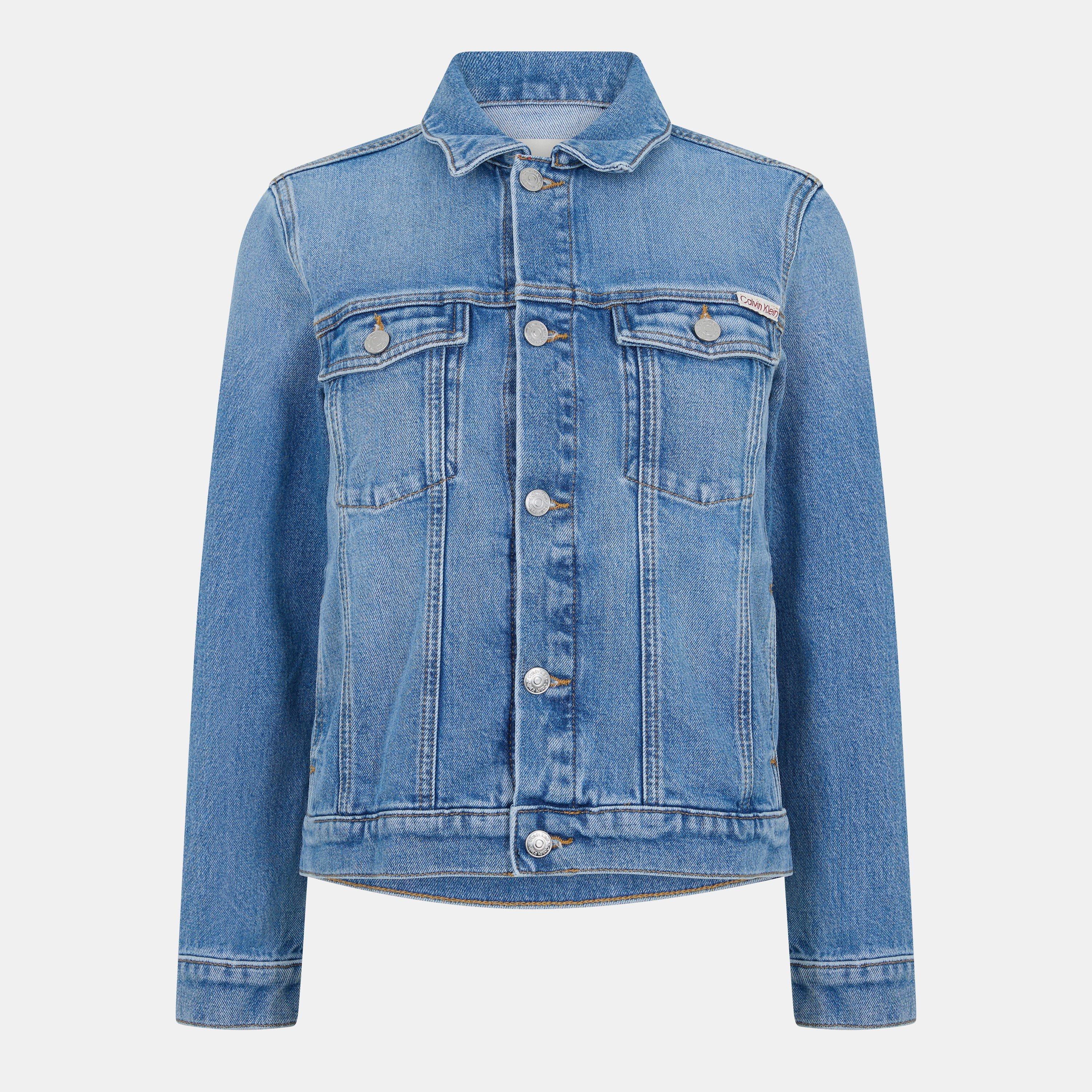 Calvin Klein Jeans Boys Kids' Trucker Denim Jacket - Cloudy Blue 1Aa - 12Y