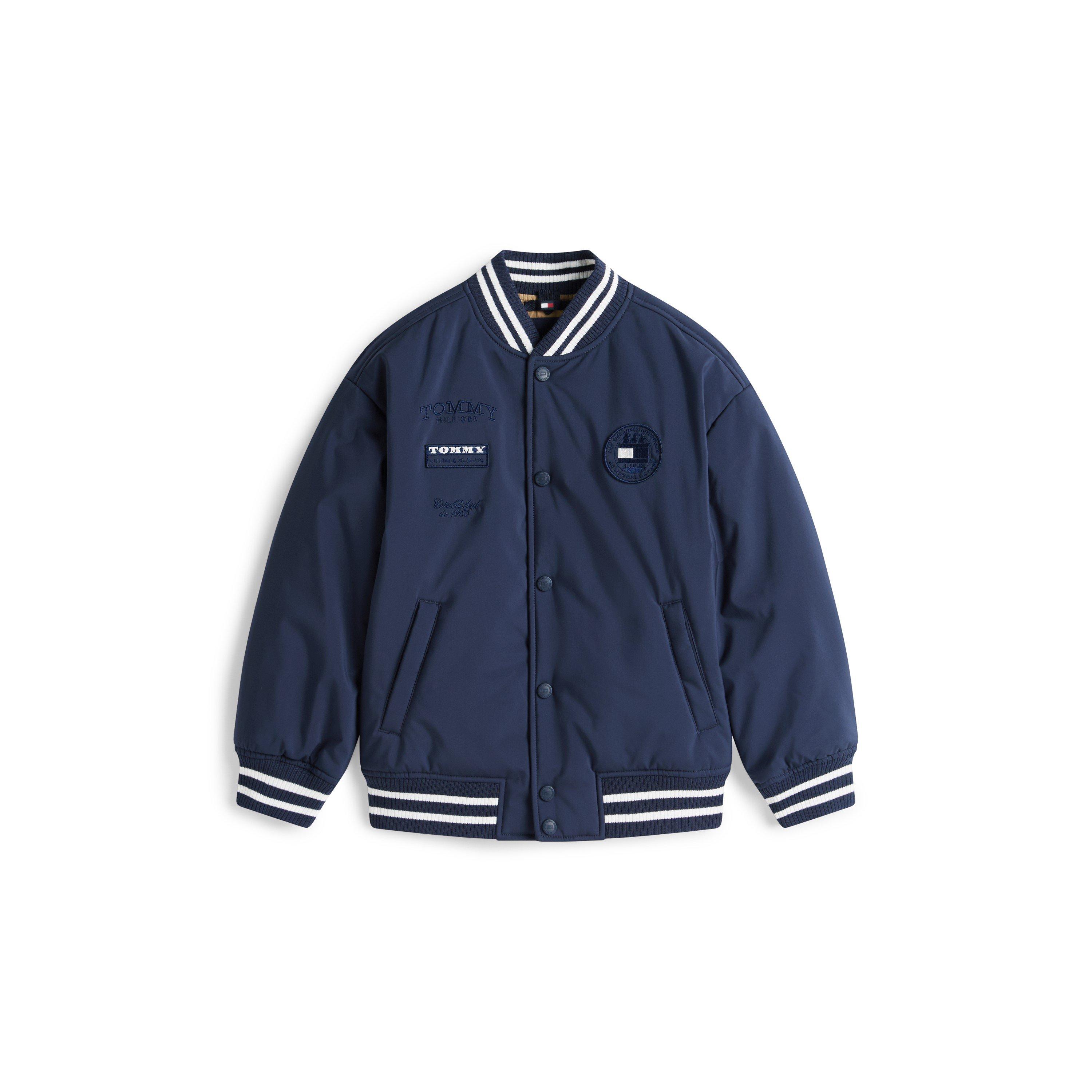 Night Navy C1G - Tommy Hilfiger - Kids' Graphic Bomber Jacket - 1