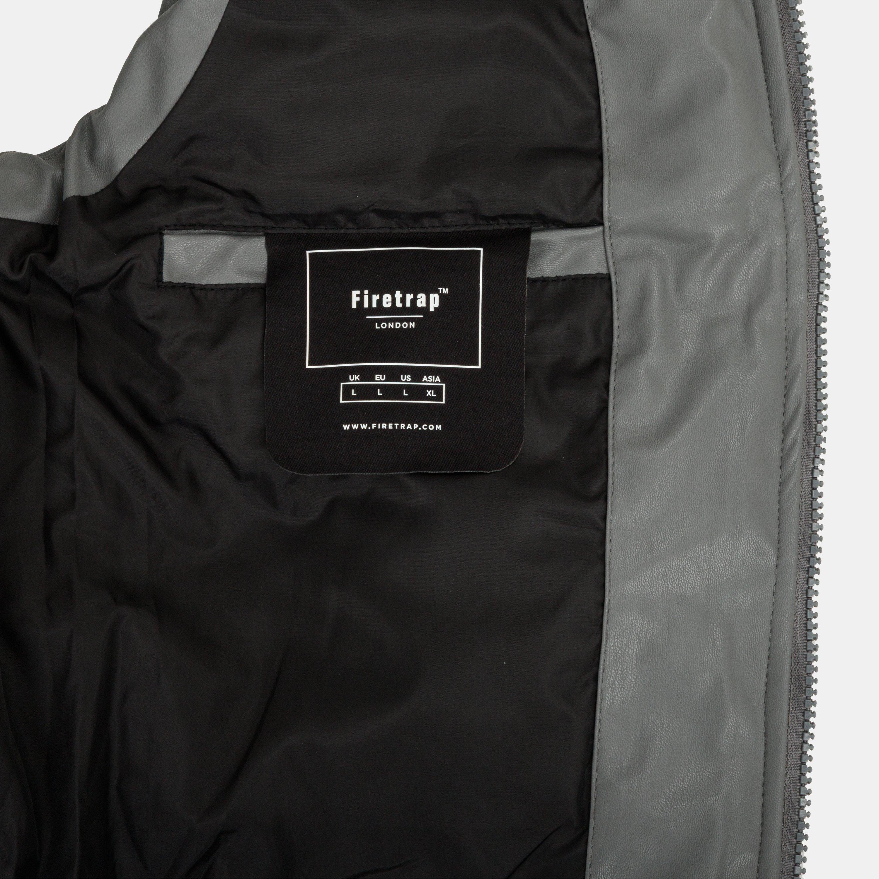 Dark Grey - Firetrap - Men’s Gilet - 5