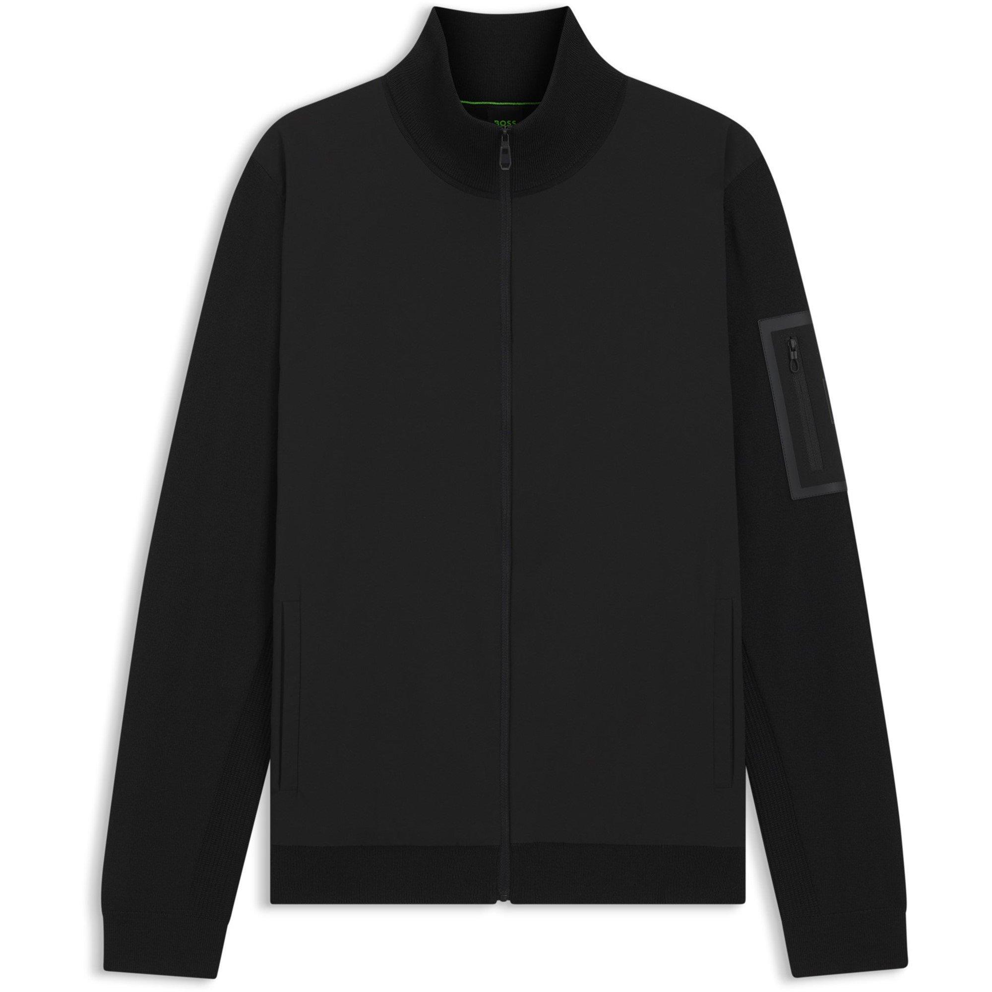 Black 001 - Boss - Kn Momentum-X Hy 10277222 01 Hybrid Jacket Mens