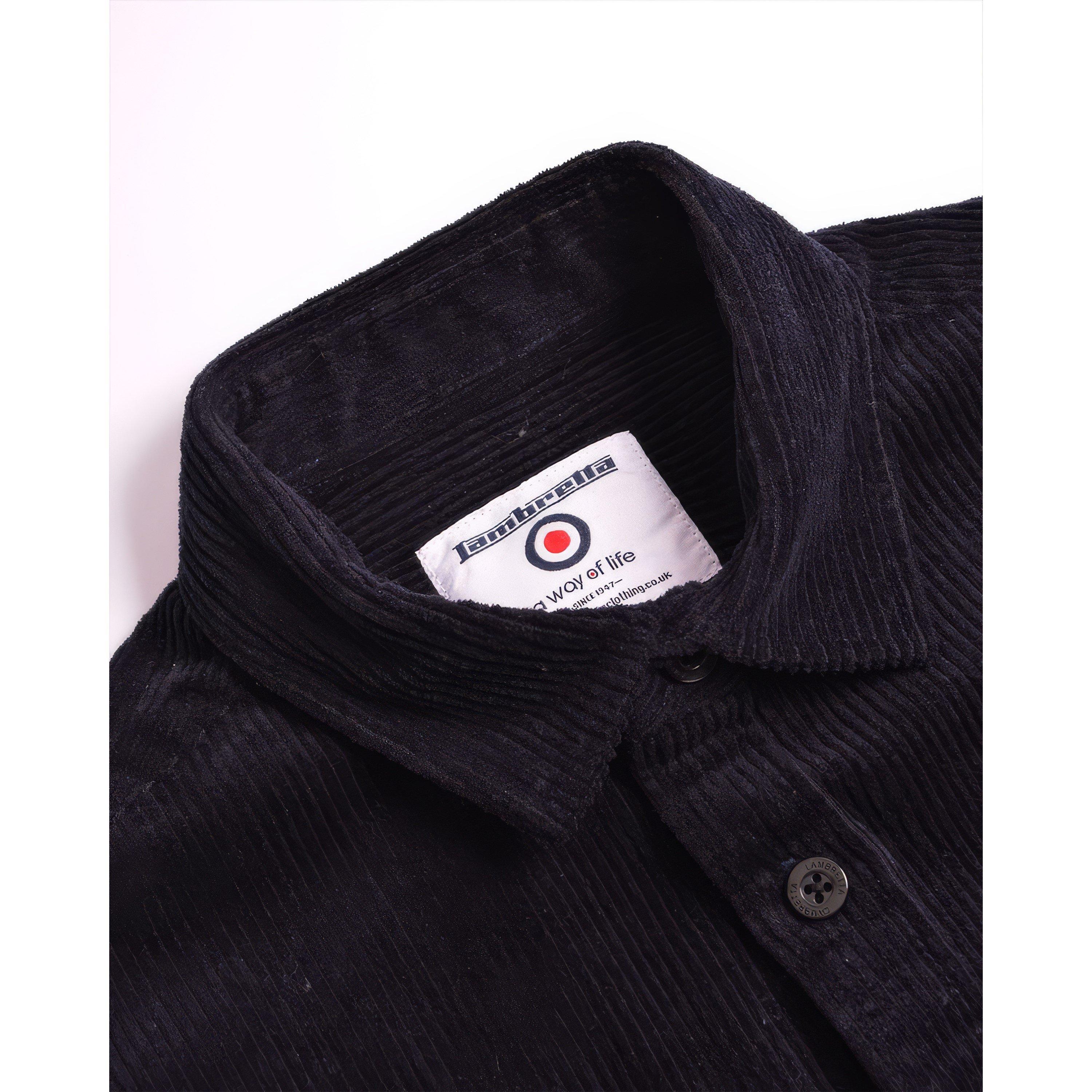 Marineblå - Lambretta - Cord Overshirt - 4