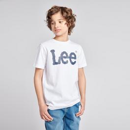 Lee Lee Jeans Wobbly Graphic T-Shirt Junior Boys