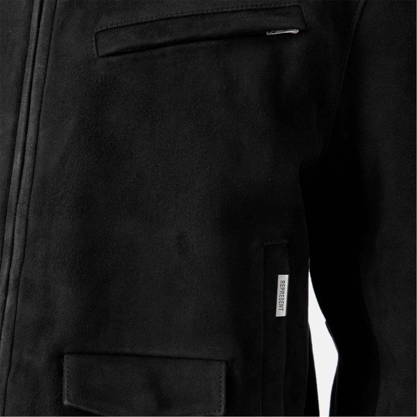 Jet Black - Represent - Men's Structured Fit Bomber Jacket - 3