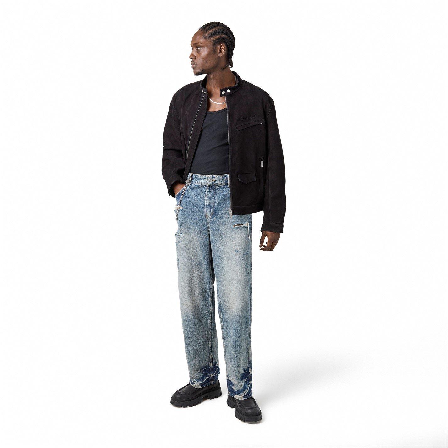 Jet Black - Represent - Men's Structured Fit Bomber Jacket - 4