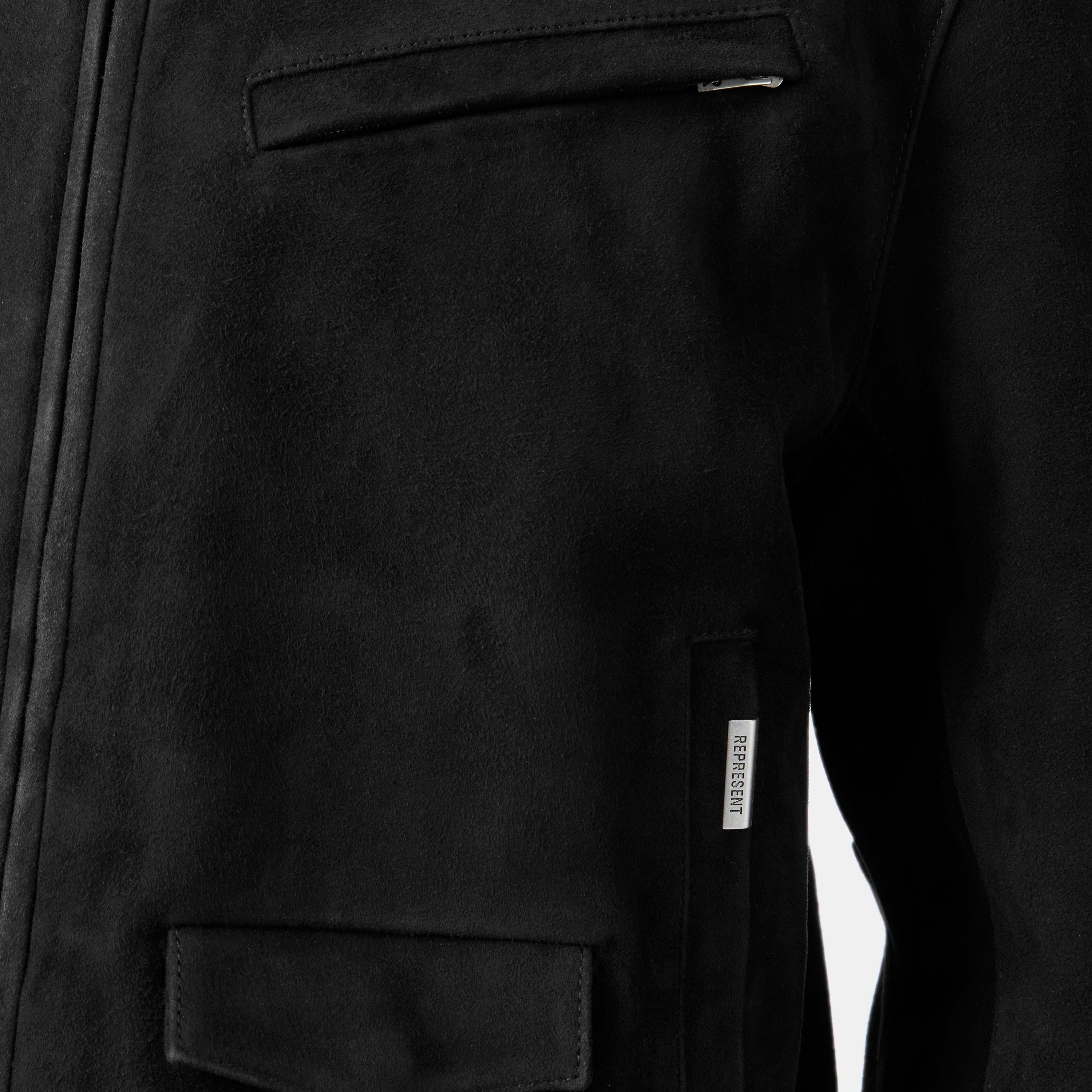 Jet Black - Represent - Men's Structured Fit Bomber Jacket - 5