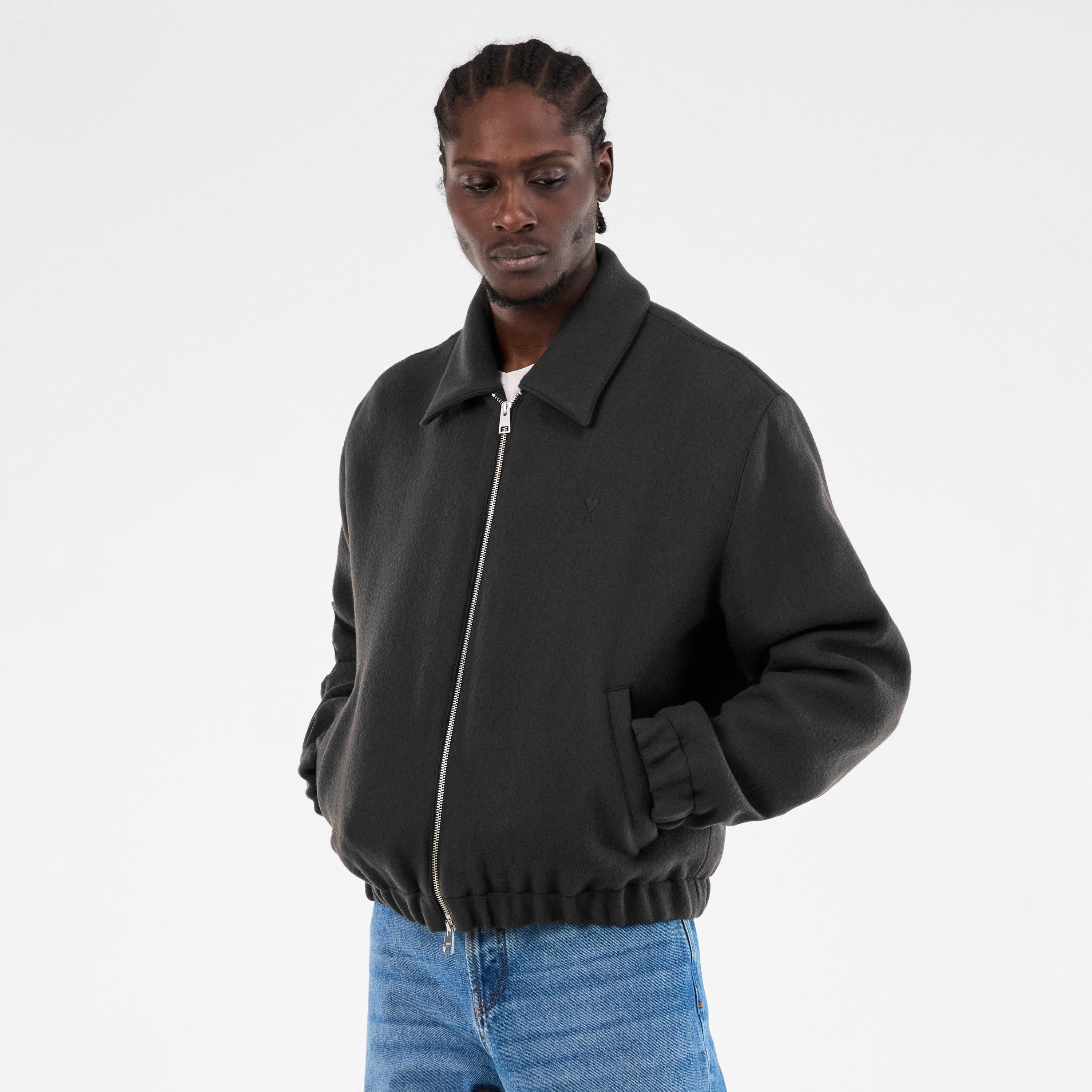 Anthracite 020 - Ami Paris - Men's Harrington Jacket - 3