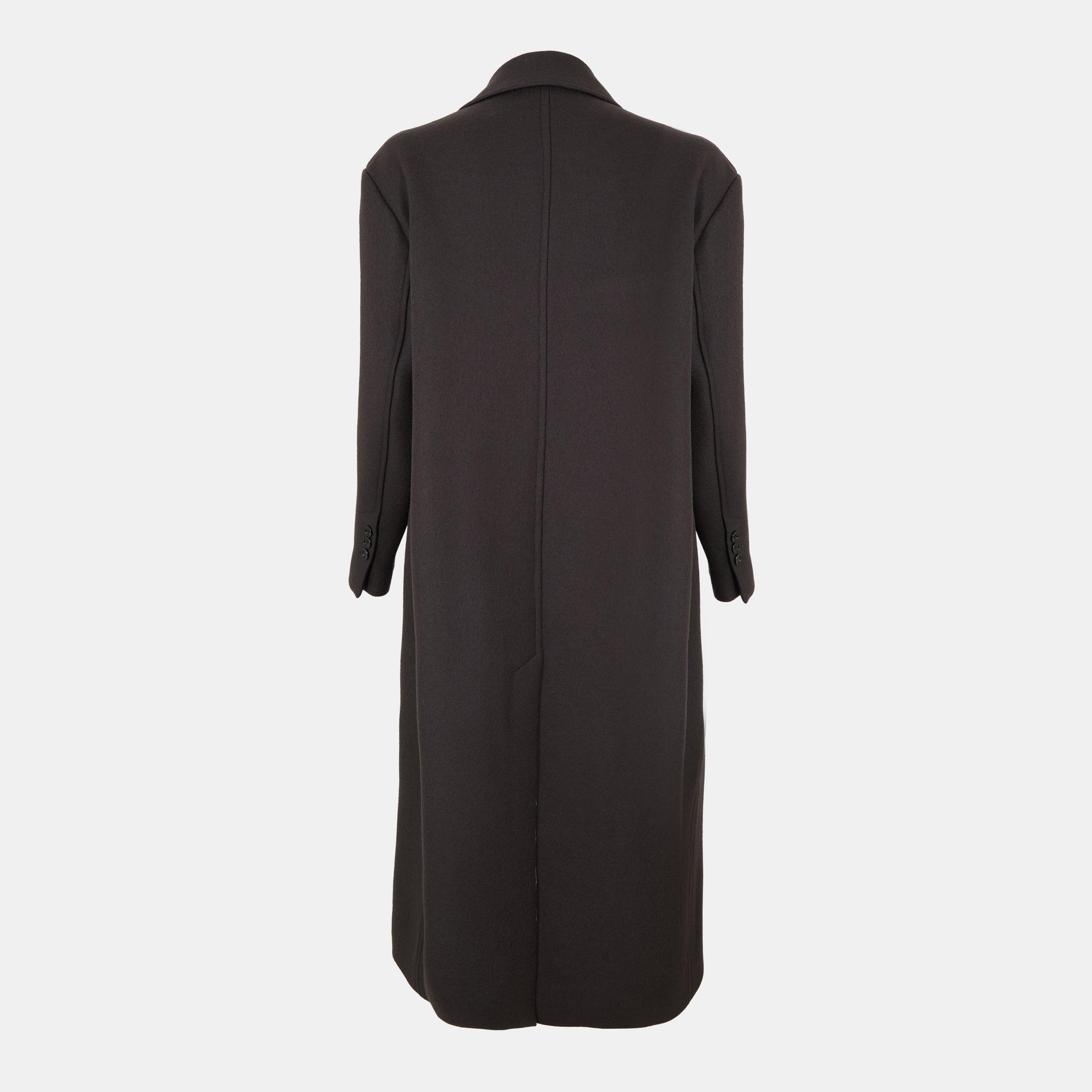 Anthracite 020 - Ami Paris - Men's Manteau Structured Overcoat - 2