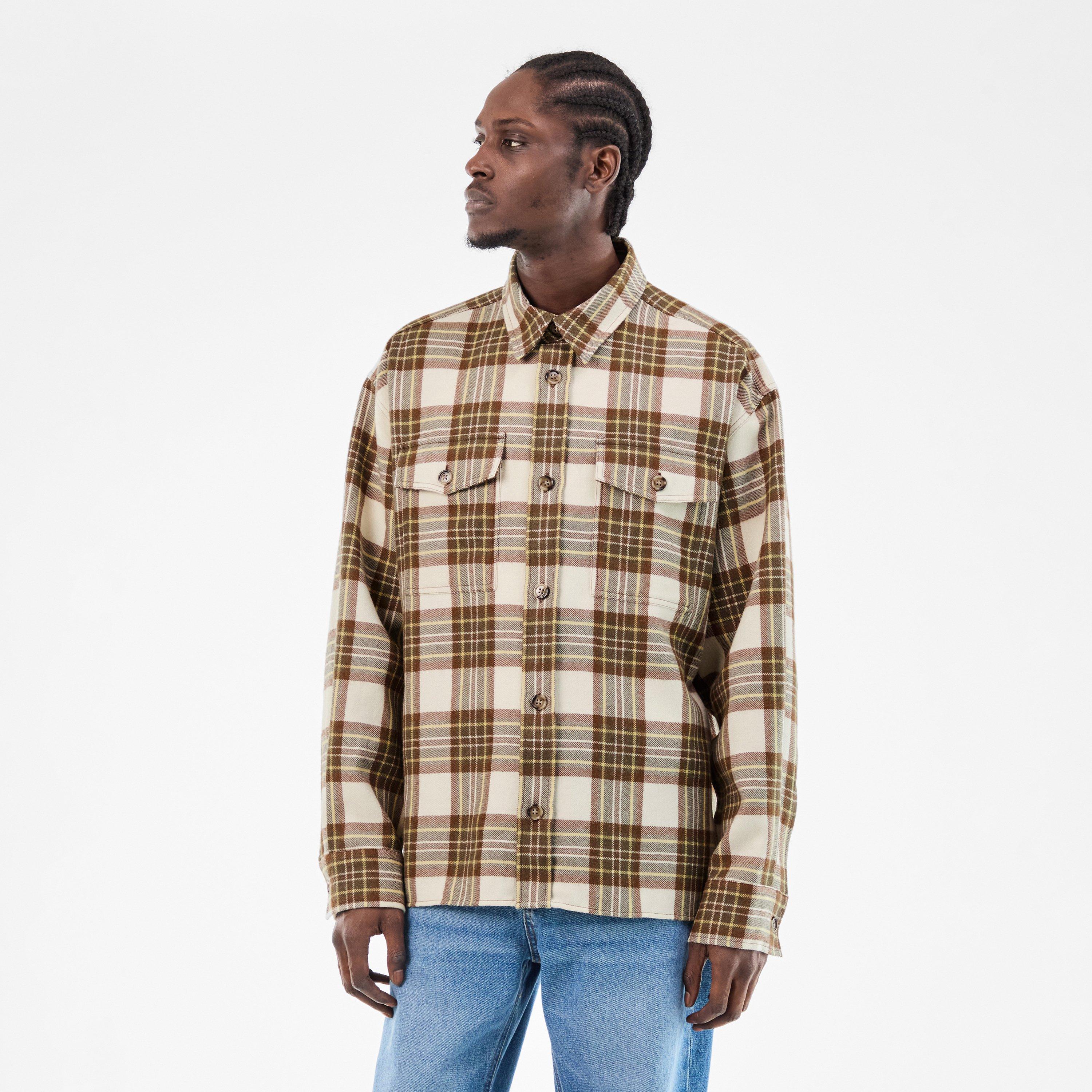 Noisette 2186 - Ami Paris - Men's Check Overshirt - 3