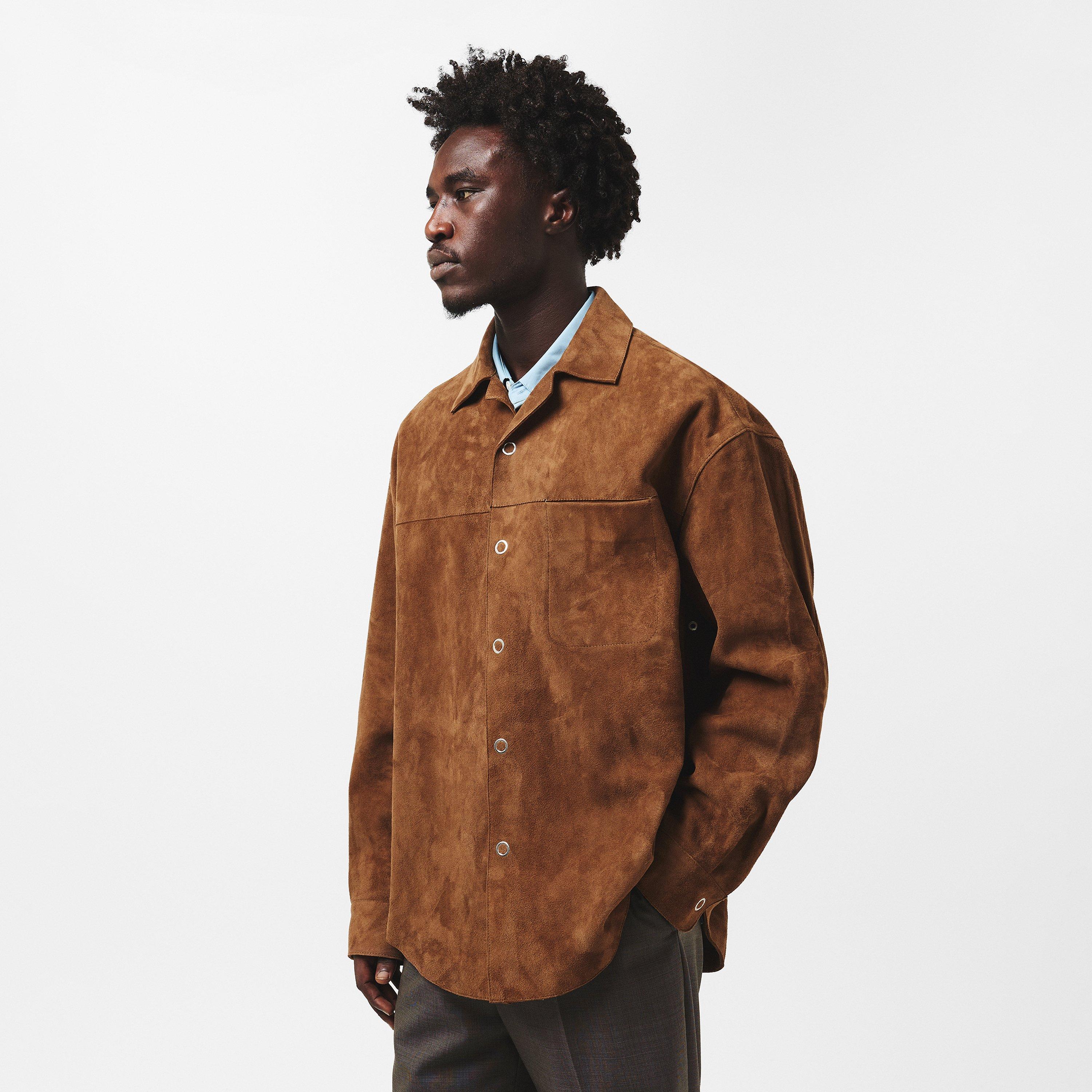 Noisette 216 - Ami Paris - Men's AMI Paris Leather Jacket - 3