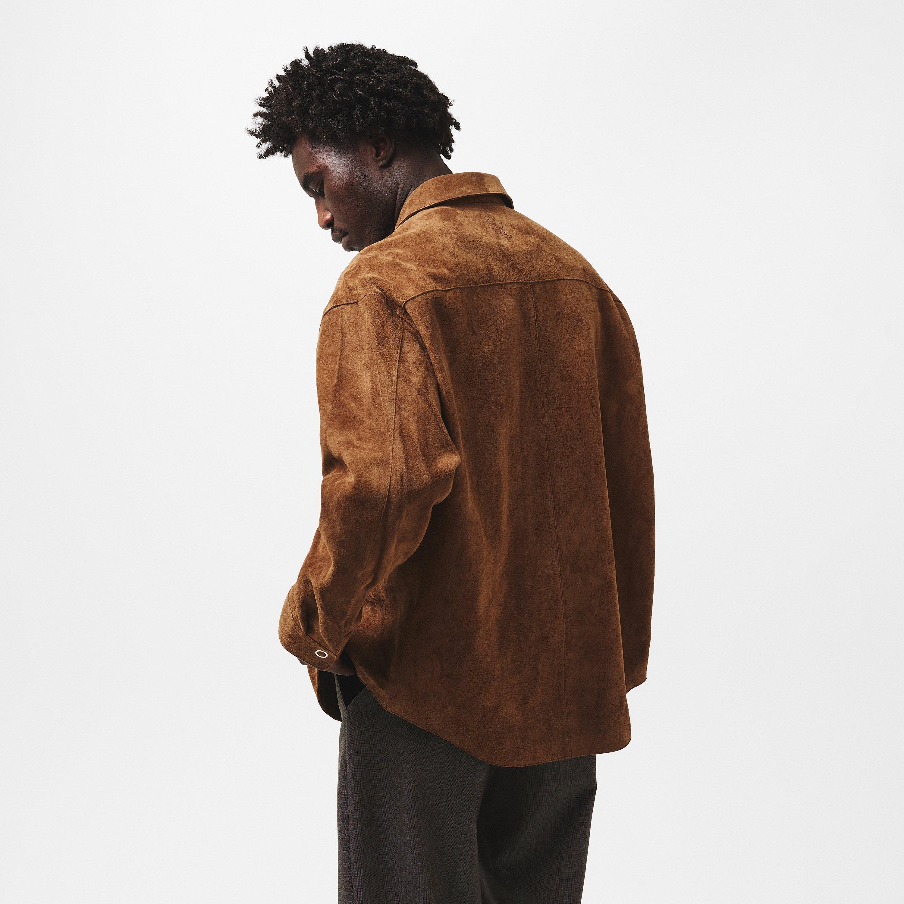 Noisette 216 - Ami Paris - Men's AMI Paris Leather Jacket - 4