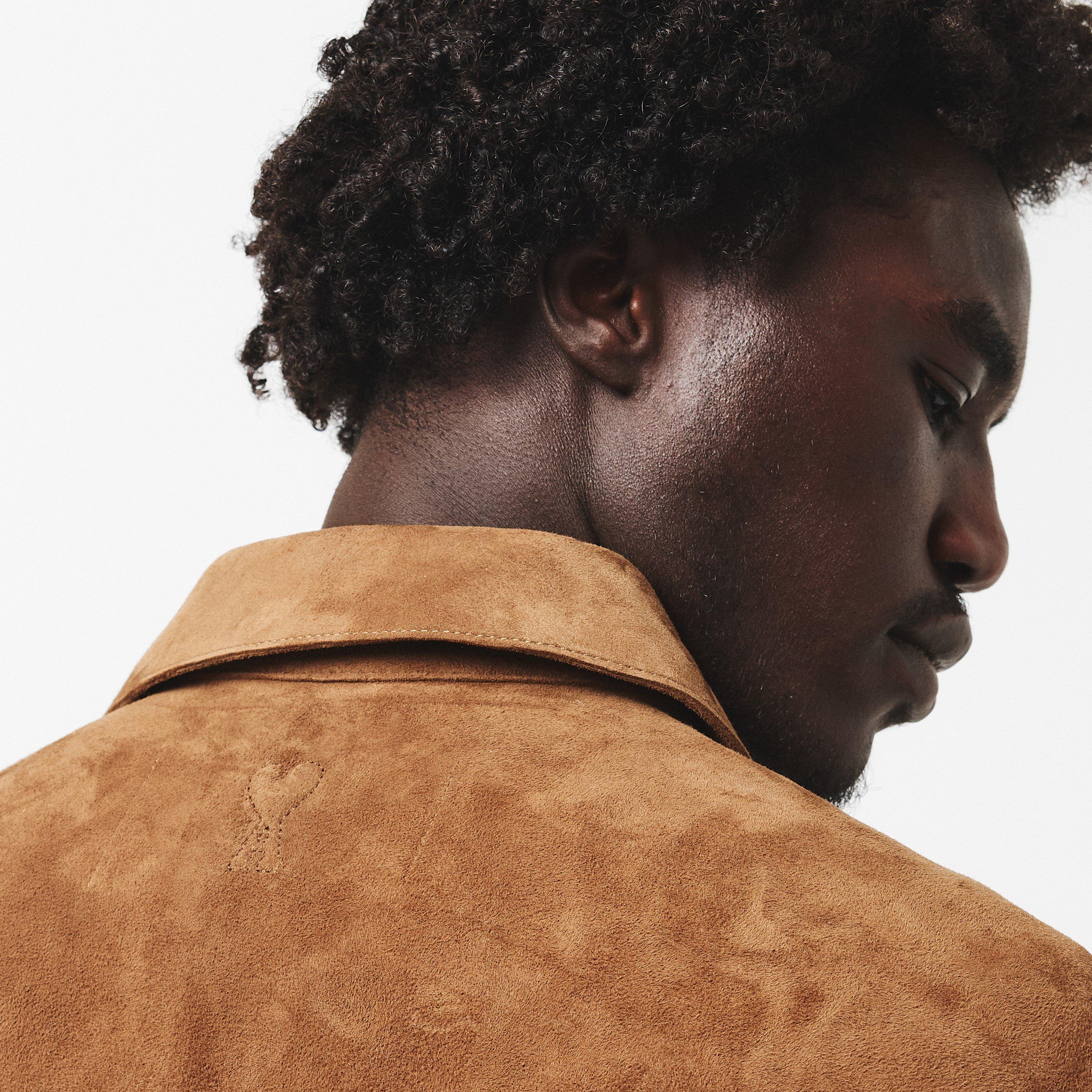 Noisette 216 - Ami Paris - Men's AMI Paris Leather Jacket - 5