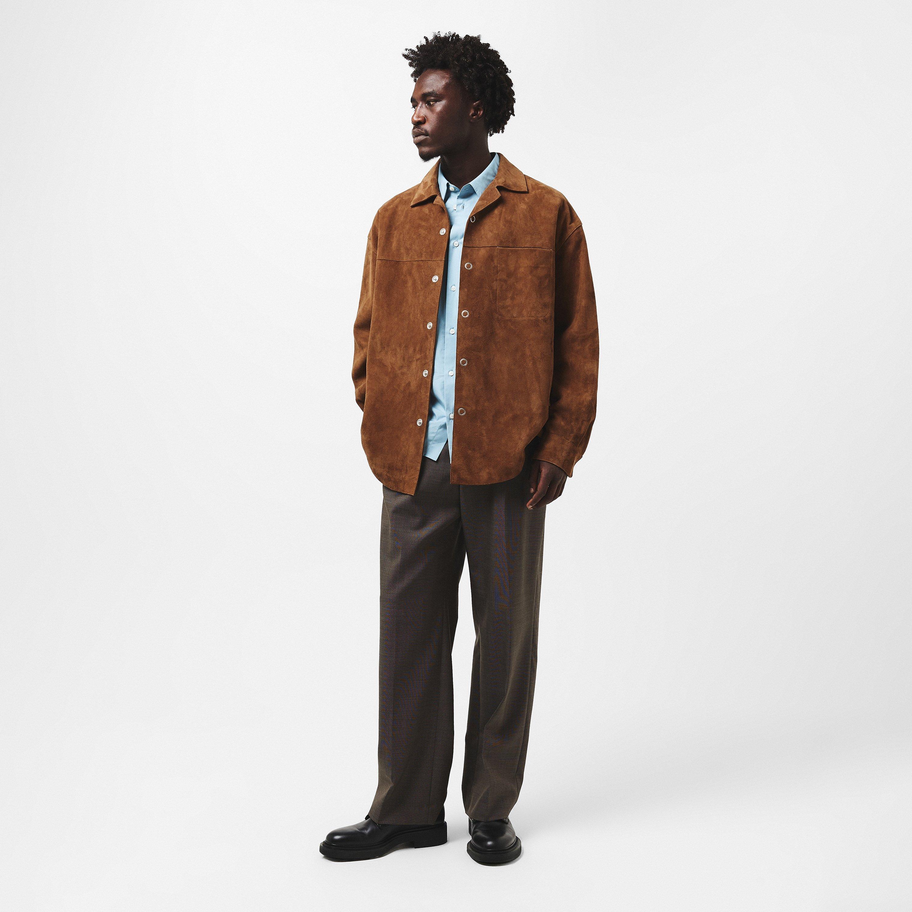 Noisette 216 - Ami Paris - Men's AMI Paris Leather Jacket - 6