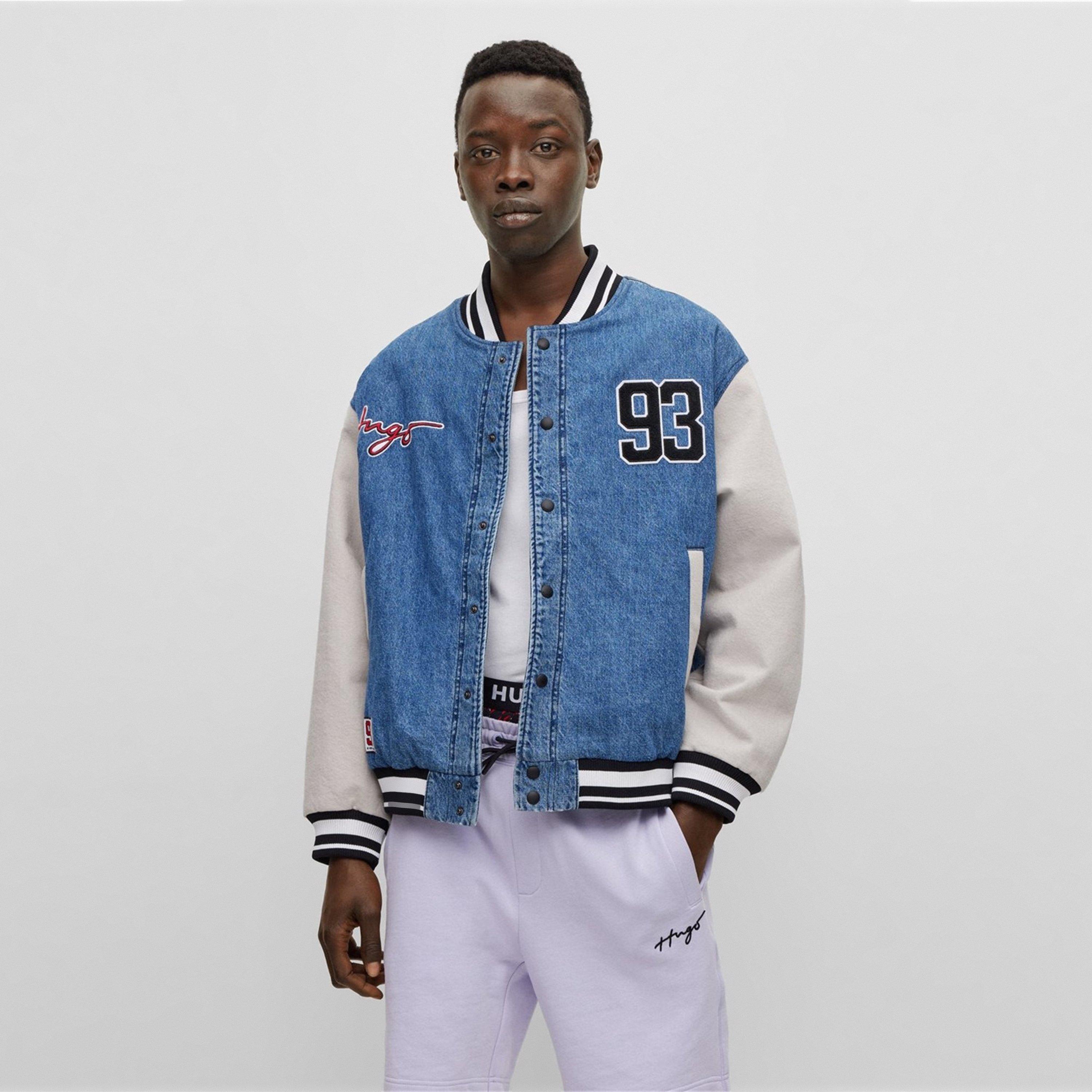 Bright Blue - Hugo - Men's Denim Jacket - 2