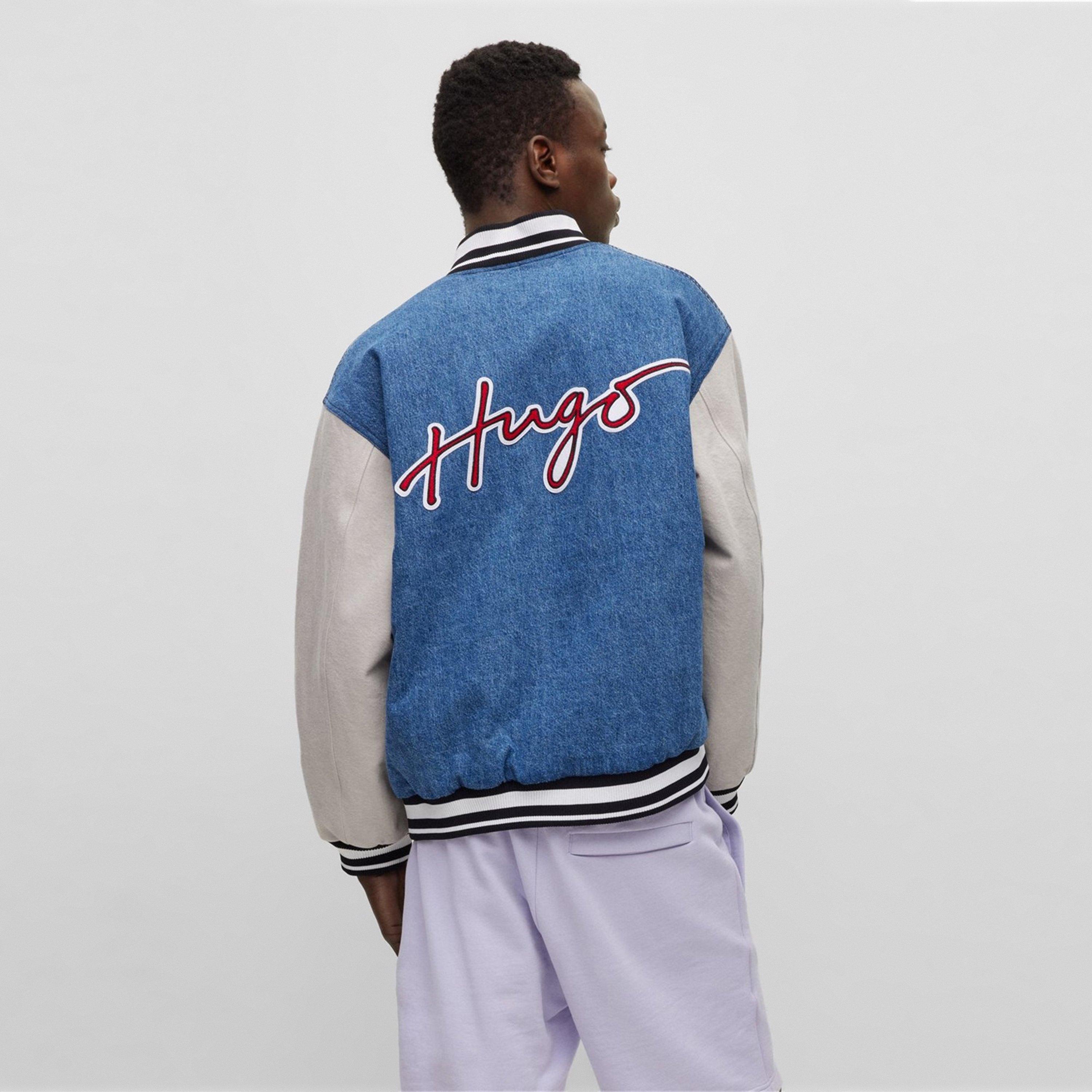 Bright Blue - Hugo - Men's Denim Jacket - 3