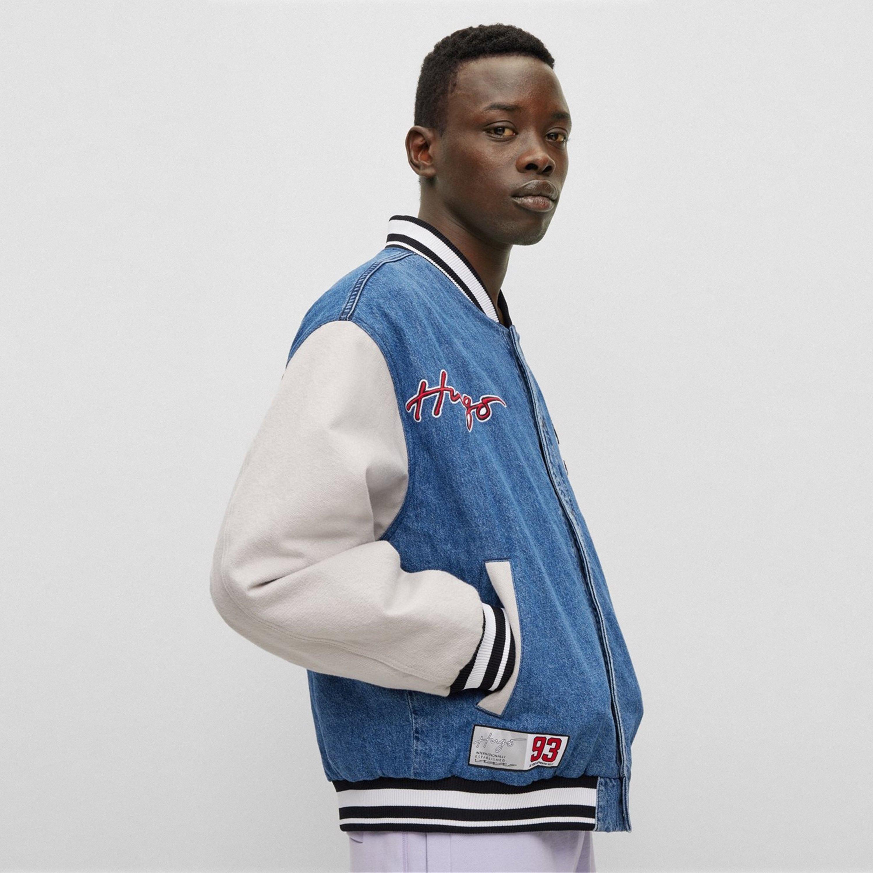 Bright Blue - Hugo - Men's Denim Jacket - 4