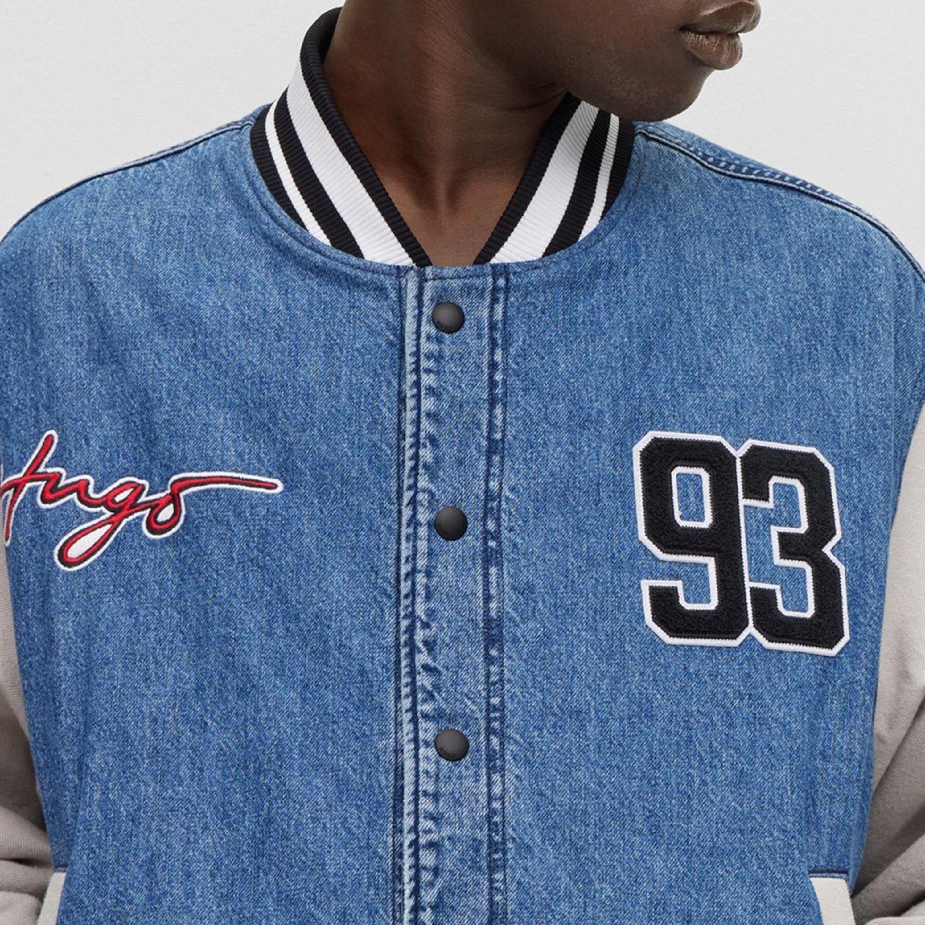 Bright Blue - Hugo - Men's Denim Jacket - 5