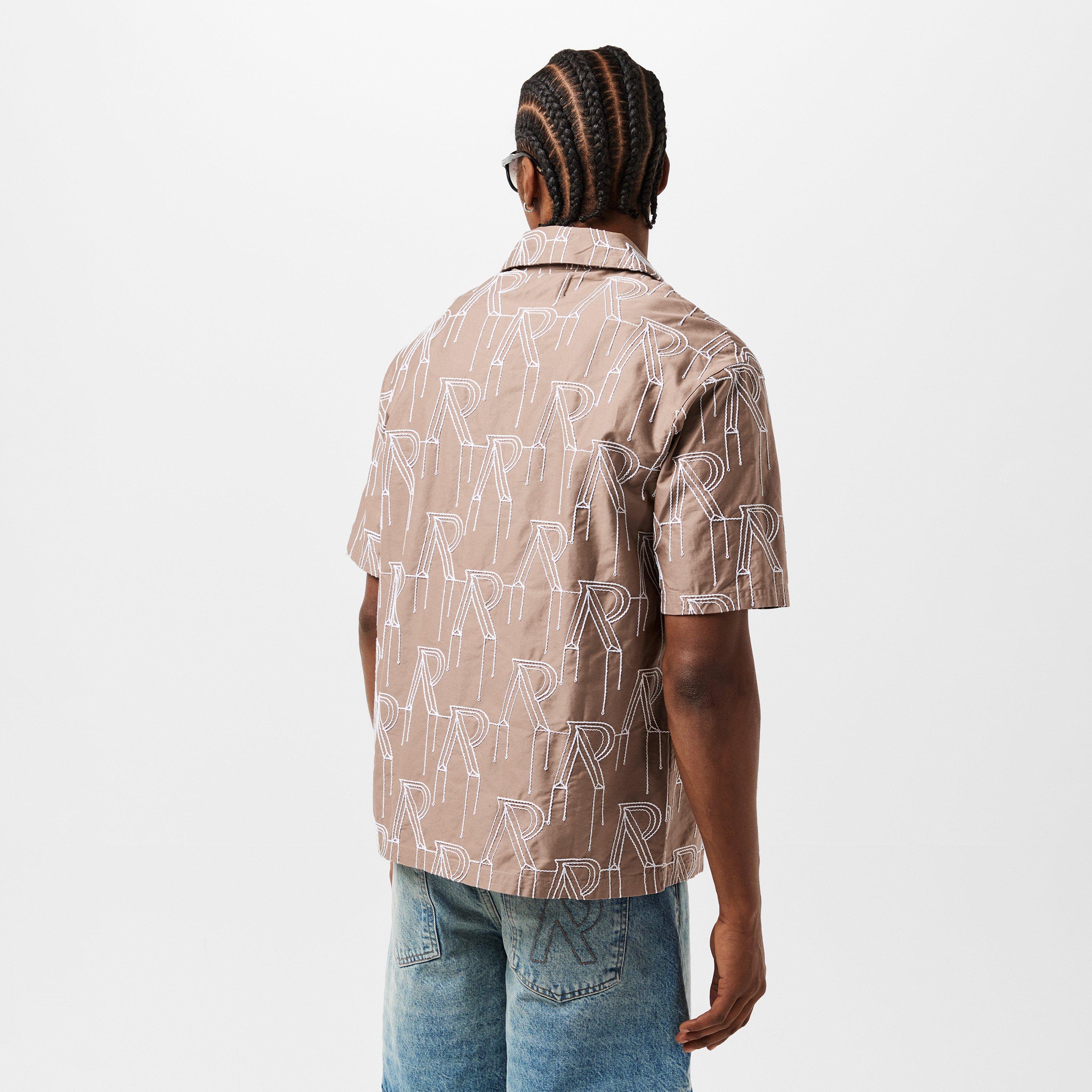 Washed Taupe - Represent - Men's Structured Tailored Fit Overshirt - 4