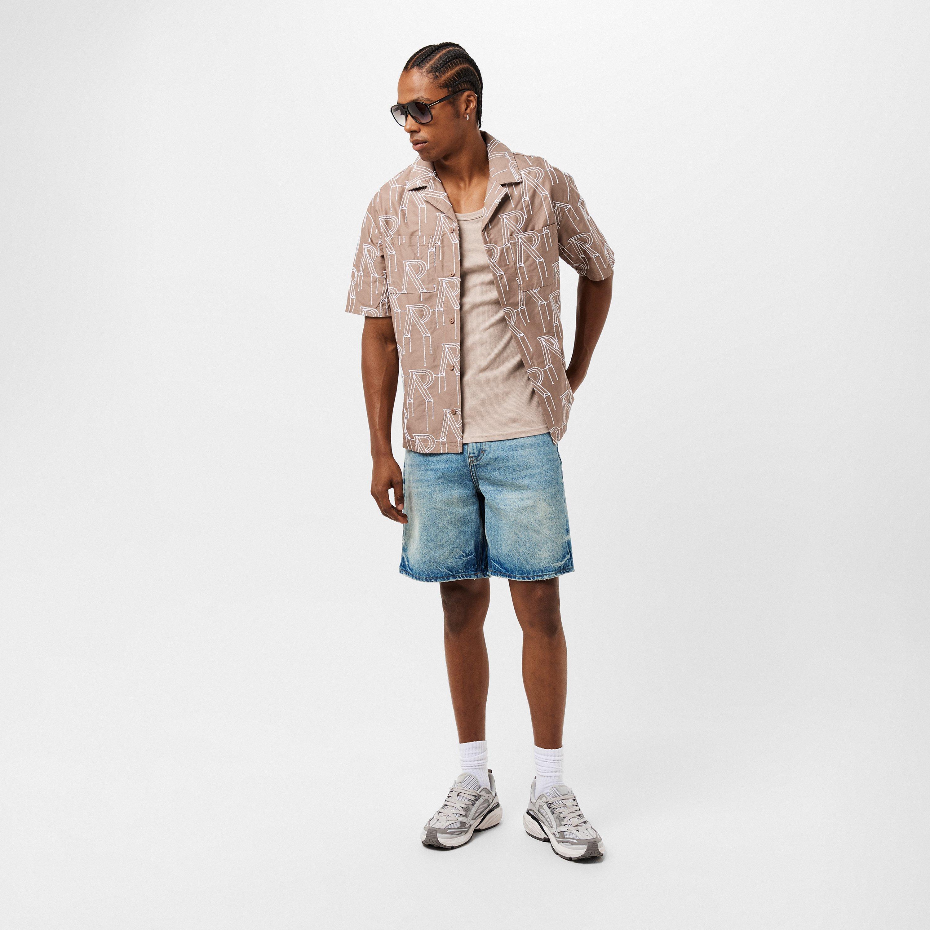 Washed Taupe - Represent - Men's Structured Tailored Fit Overshirt - 6