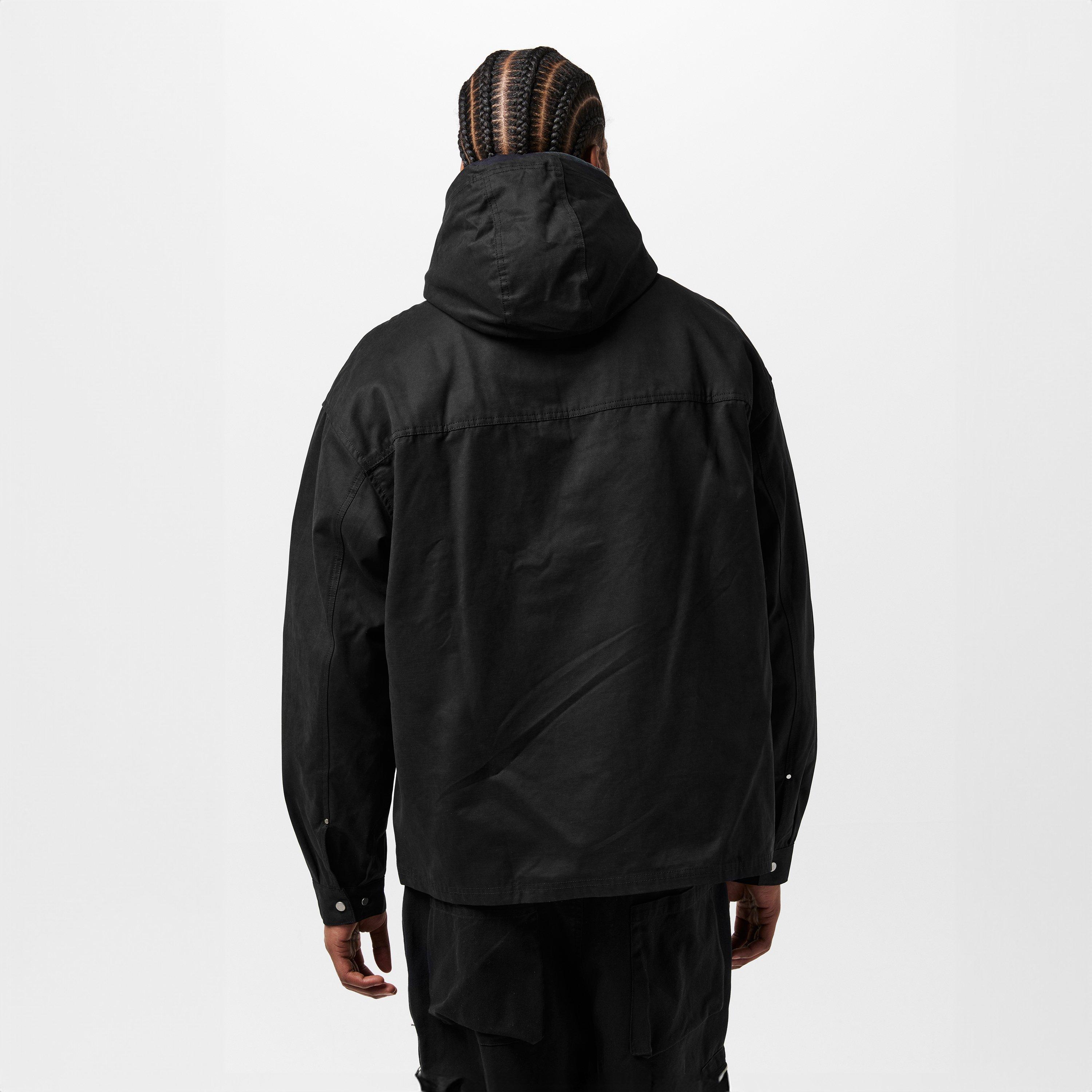 Jet Black - Represent - Men's Workwear-Inspired Relaxed Fit Overshirt - 4