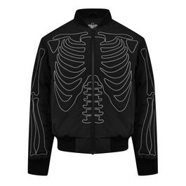 Moose Knuckles X Pleasures Skeleton Bomber