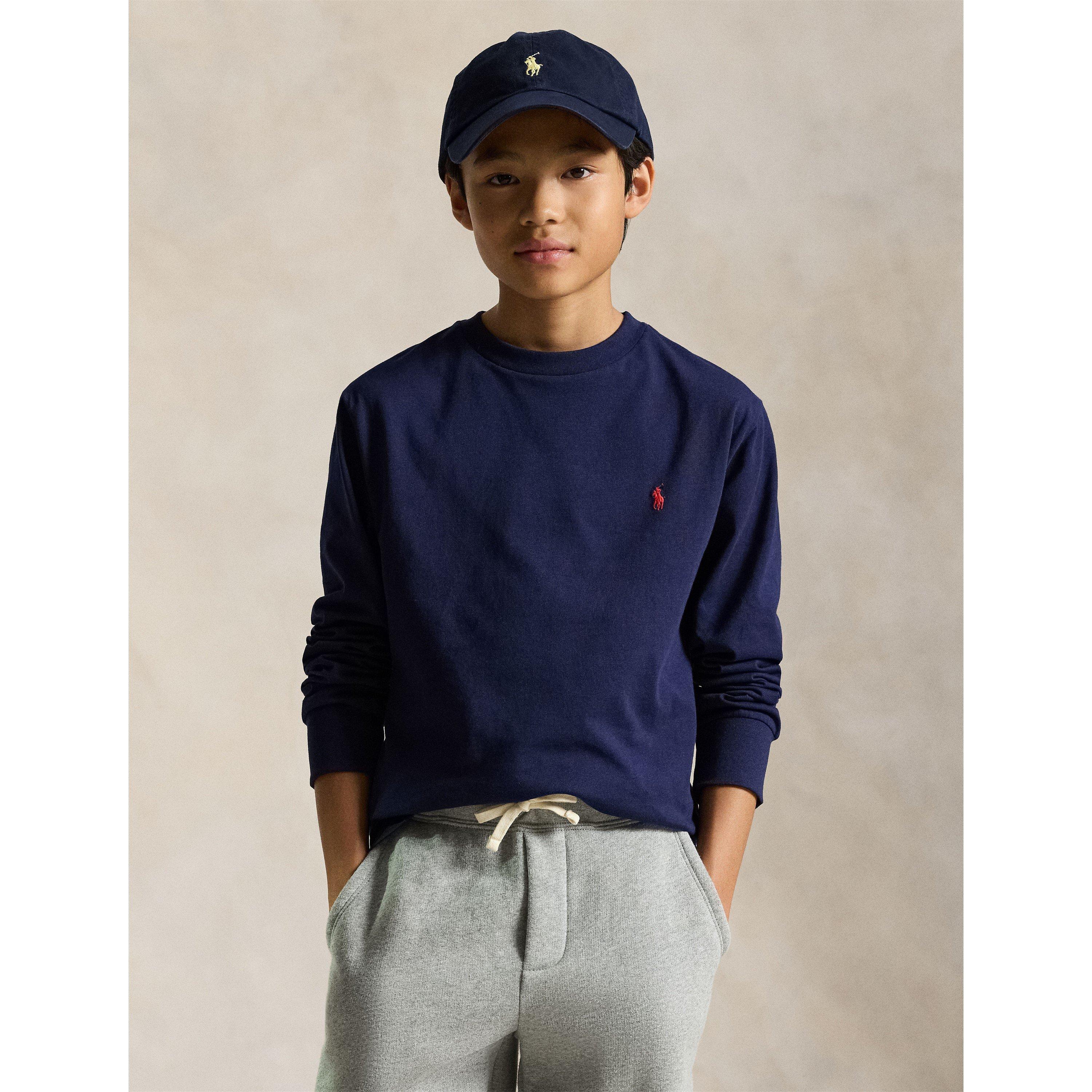 Cruise Navy - Polo Ralph Lauren - Kids' Cotton Long Sleeve T-Shirt - 3
