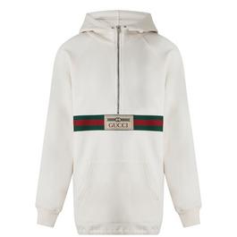 Gucci JuniorsLogo Cotton Hoodie