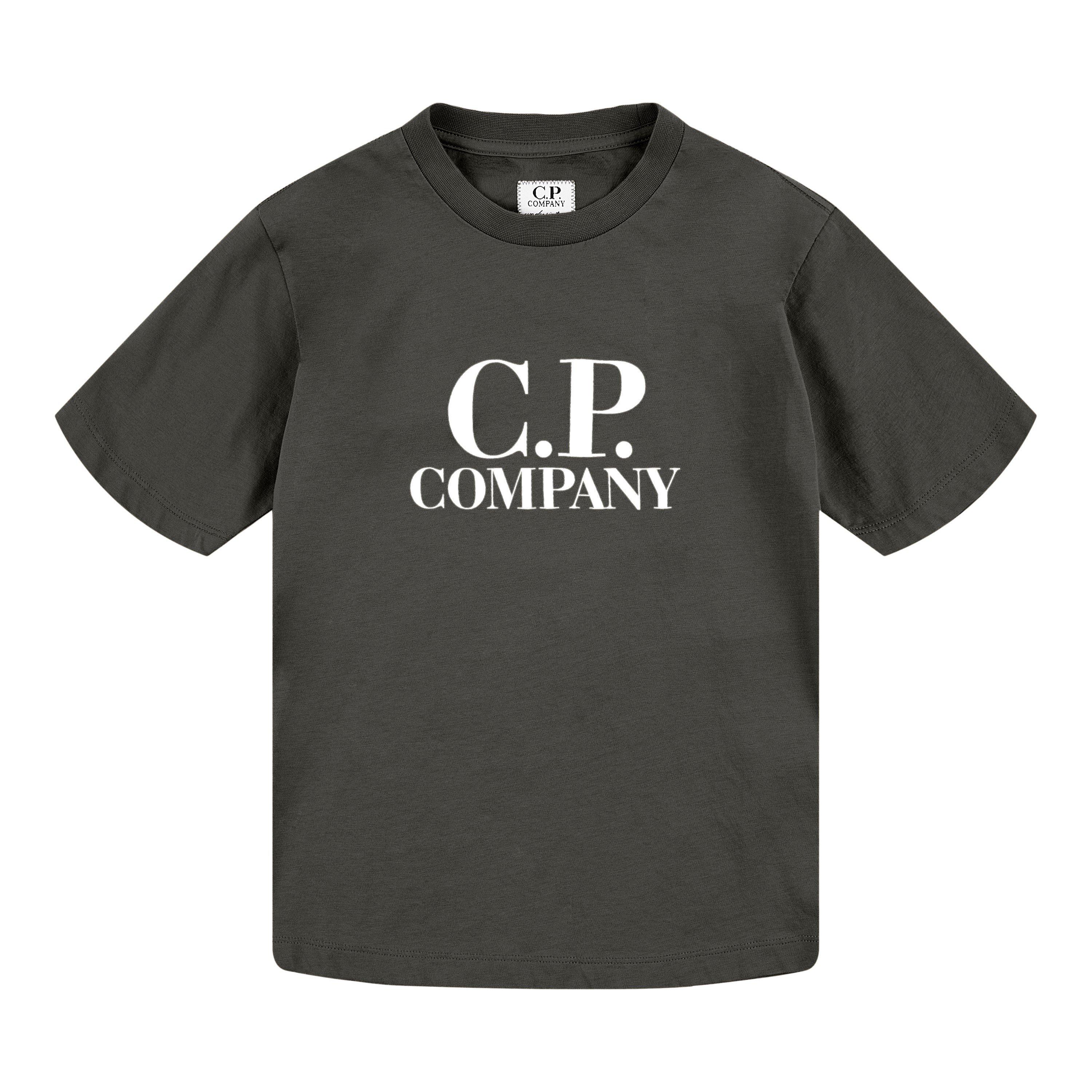 Black 60100 - CP Company - Boys' Goggle Logo Regular Fit T-Shirt - 1