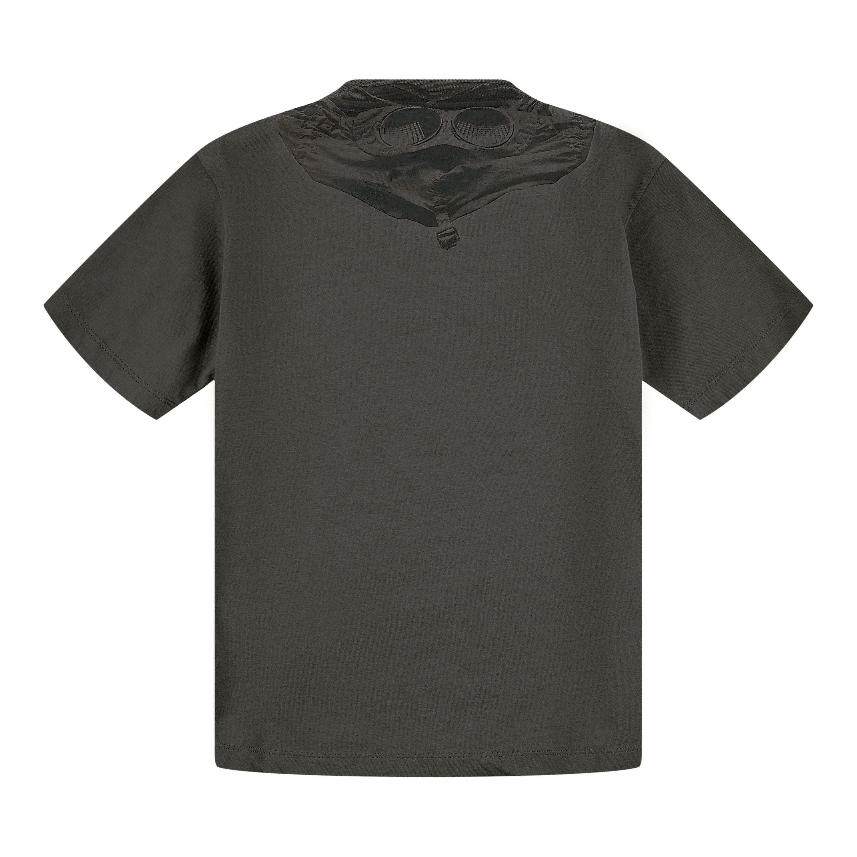 Black 60100 - CP Company - Boys' Goggle Logo Regular Fit T-Shirt - 2